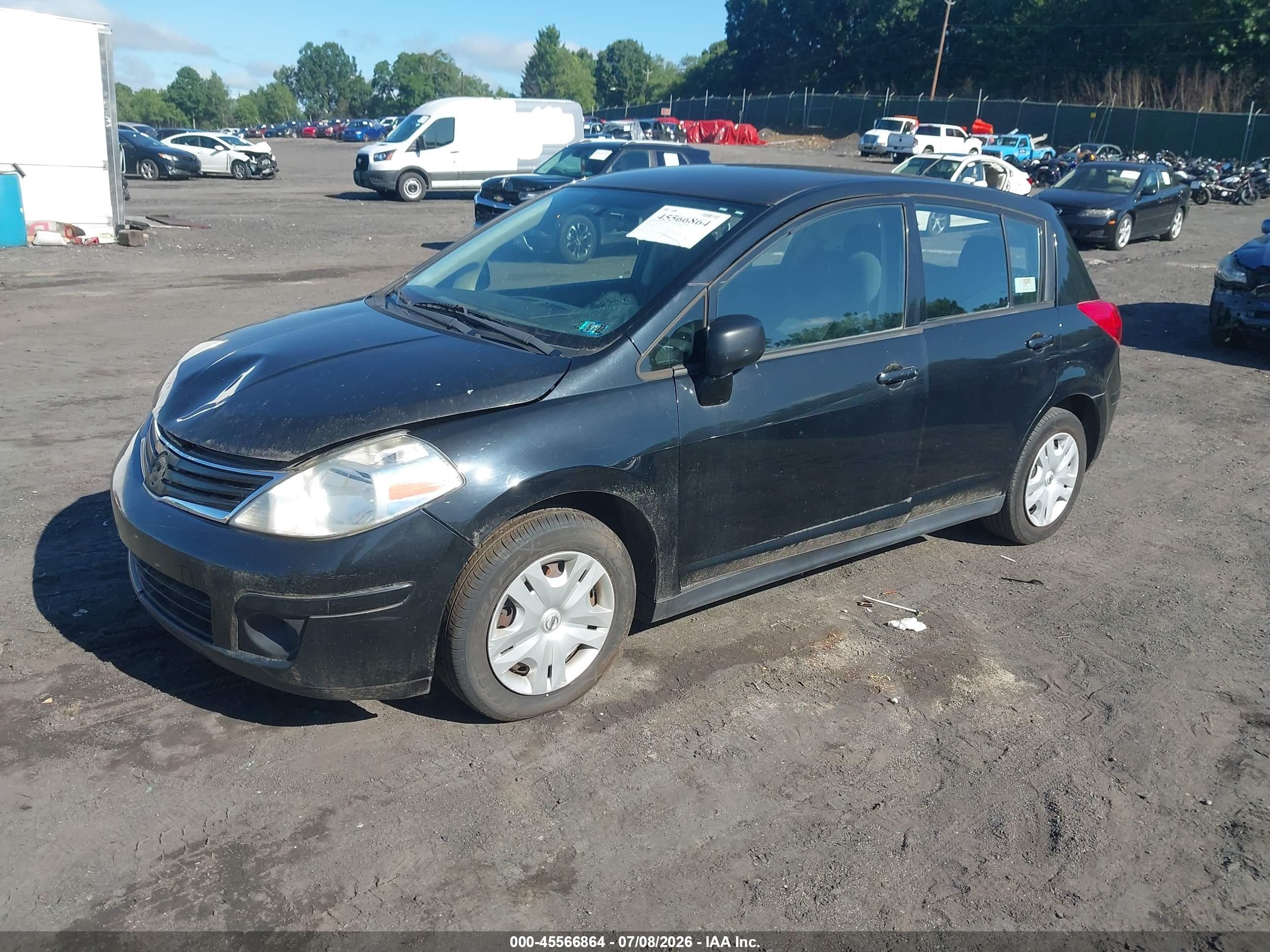 2012 Nissan Versa 1.8 S Black vin: 3N1BC1CP1CK803298
