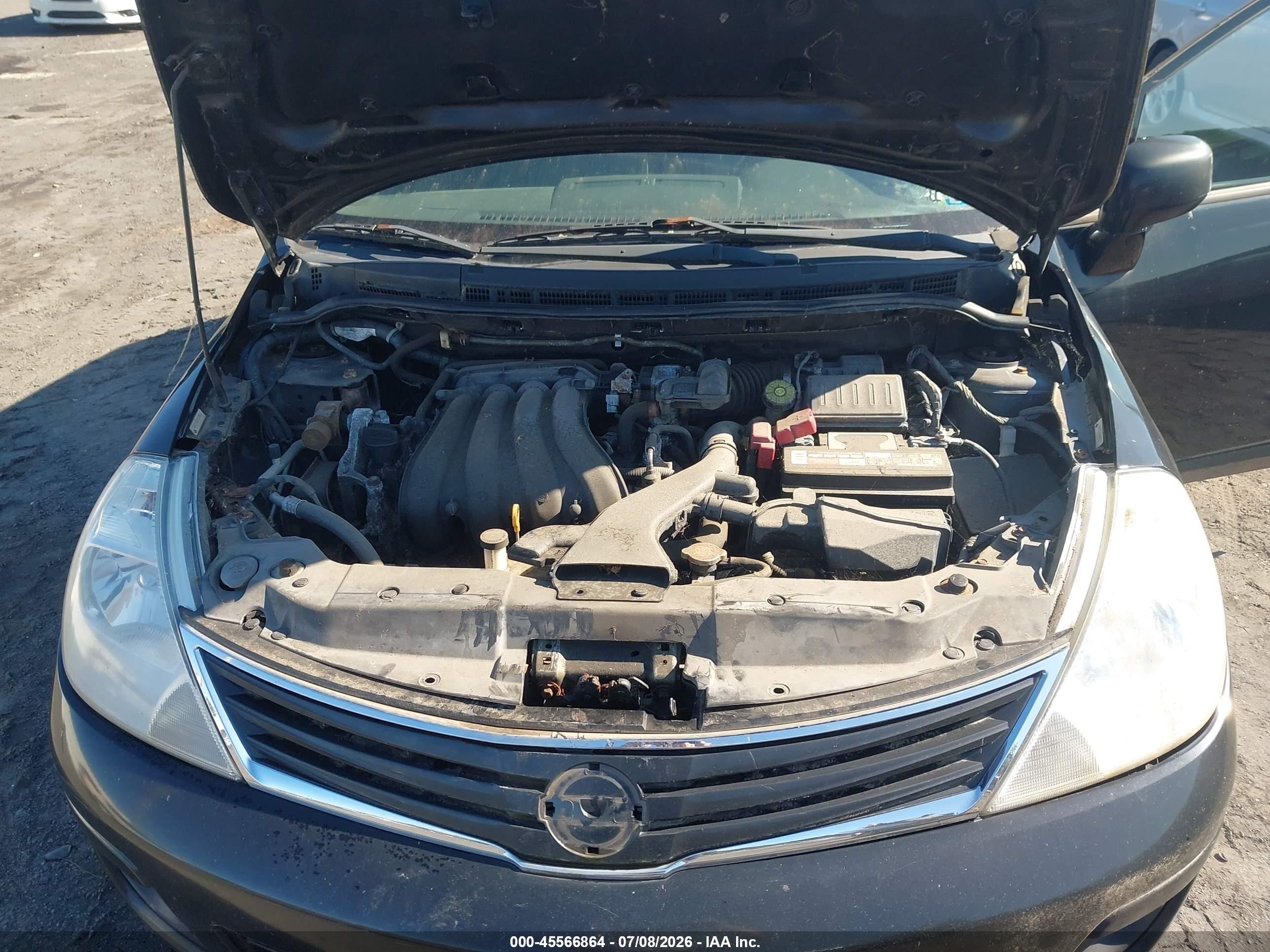 2012 Nissan Versa 1.8 S Black vin: 3N1BC1CP1CK803298
