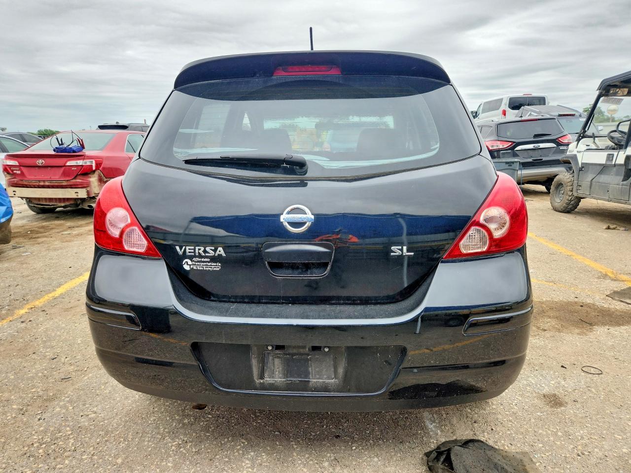 2010 Nissan Versa 1.8 S Black vin: 3N1BC1CP2AL367424