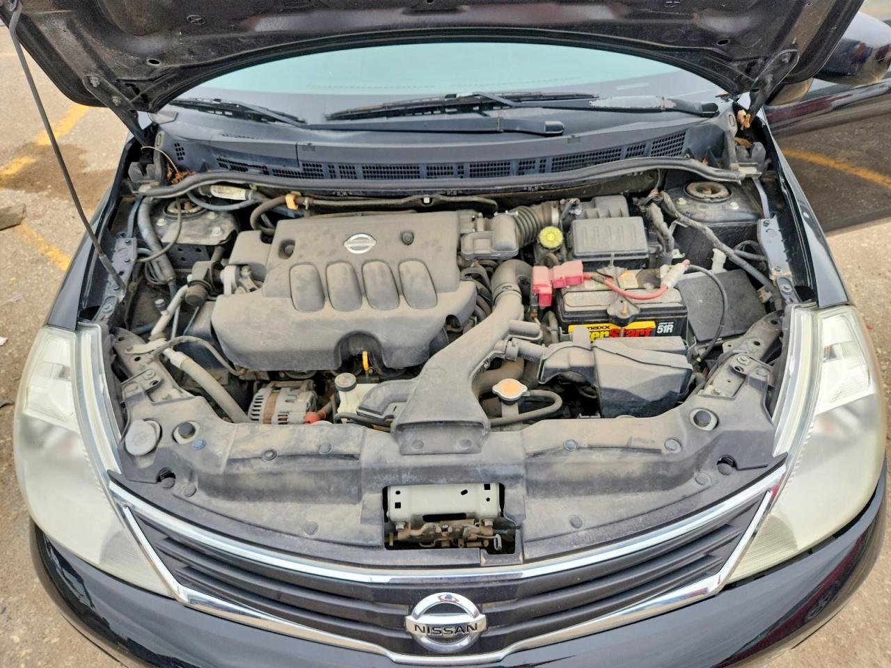 2010 Nissan Versa 1.8 S Black vin: 3N1BC1CP2AL367424
