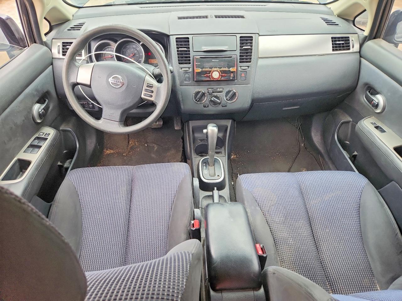 2010 Nissan Versa 1.8 S Black vin: 3N1BC1CP2AL367424