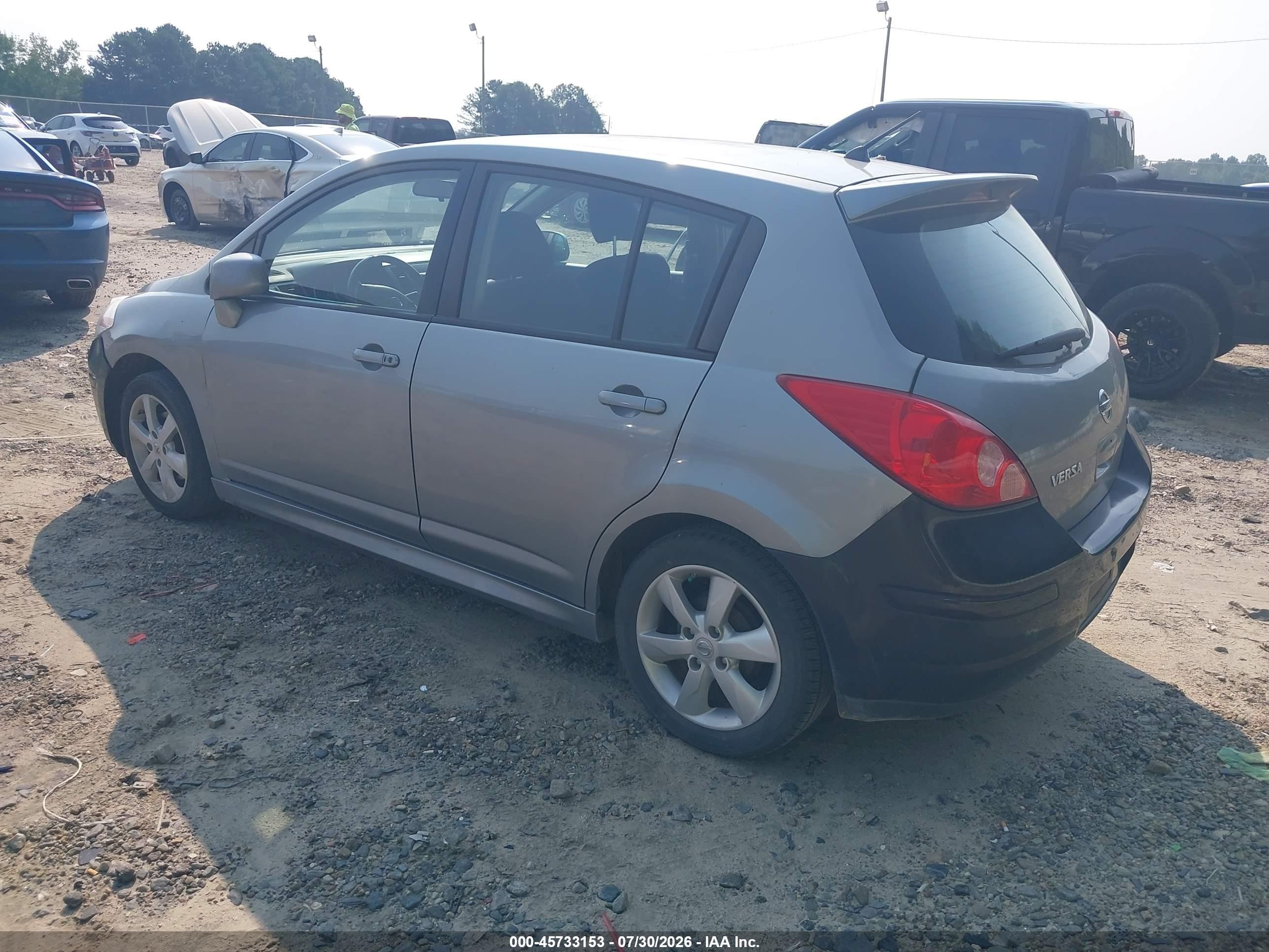 2010 Nissan Versa 1.8sl Gray vin: 3N1BC1CP2AL377807