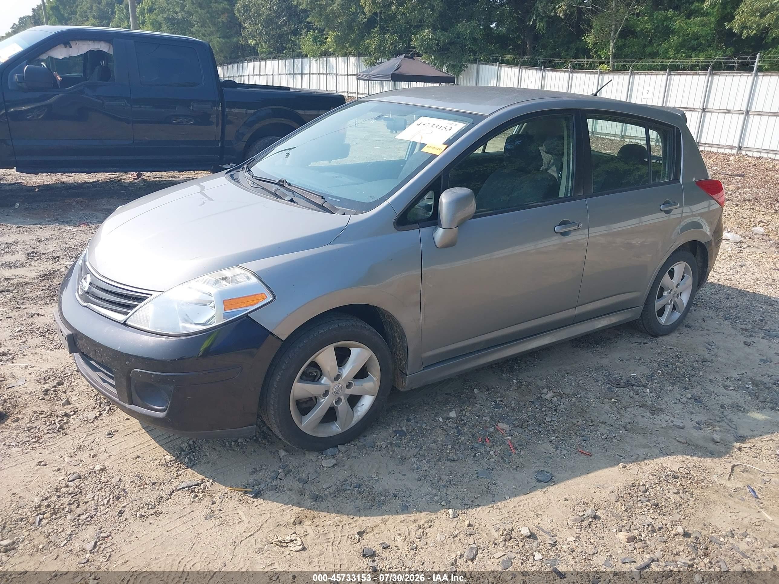 2010 Nissan Versa 1.8sl Gray vin: 3N1BC1CP2AL377807