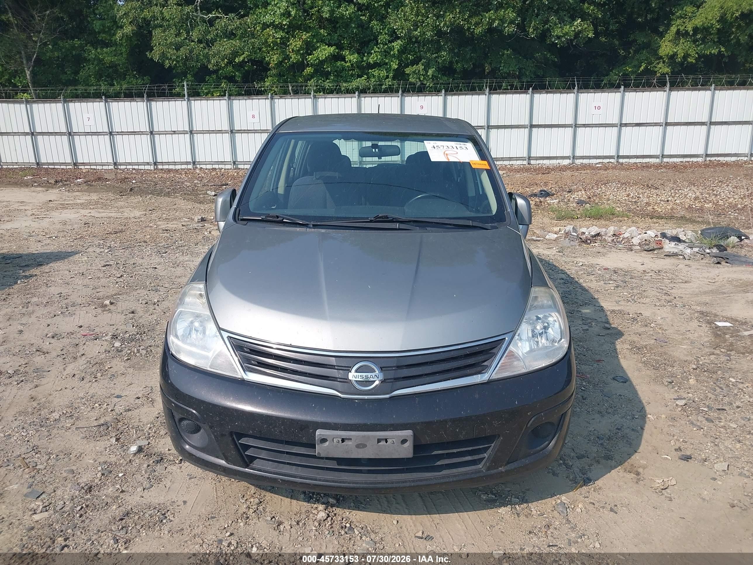2010 Nissan Versa 1.8sl Gray vin: 3N1BC1CP2AL377807