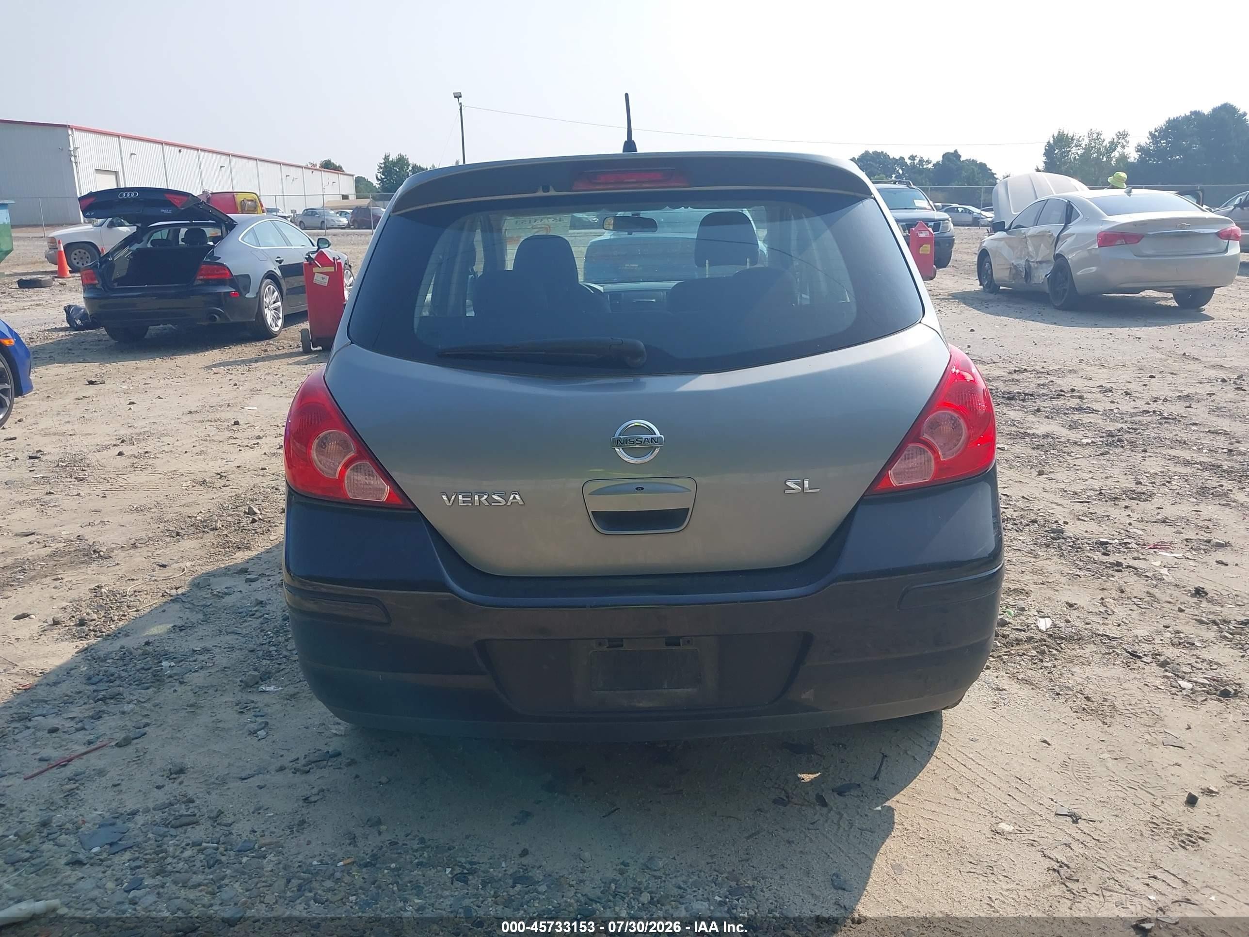 2010 Nissan Versa 1.8sl Gray vin: 3N1BC1CP2AL377807