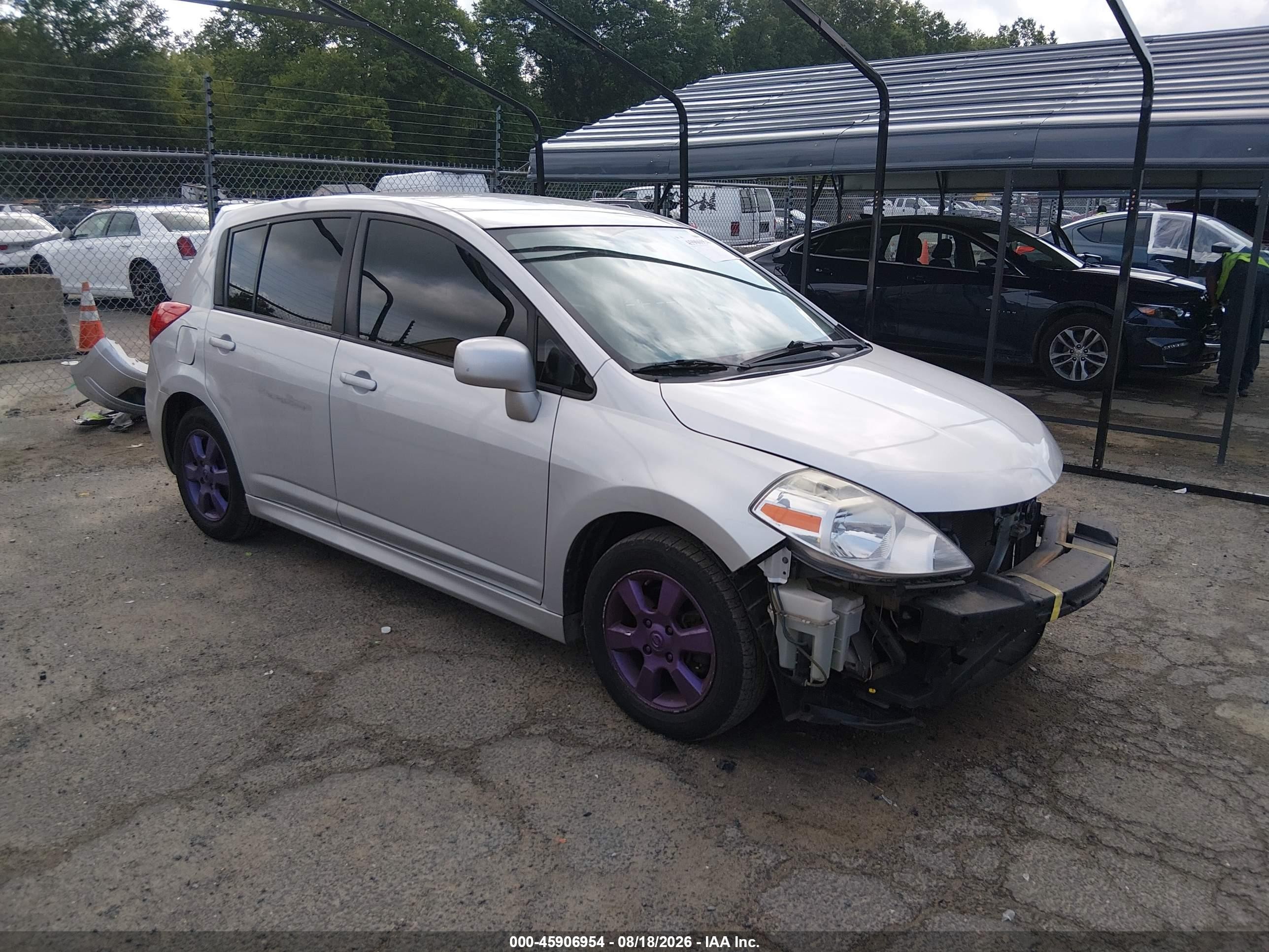 2010 Nissan Versa 1.8sl Silver vin: 3N1BC1CP2AL408103