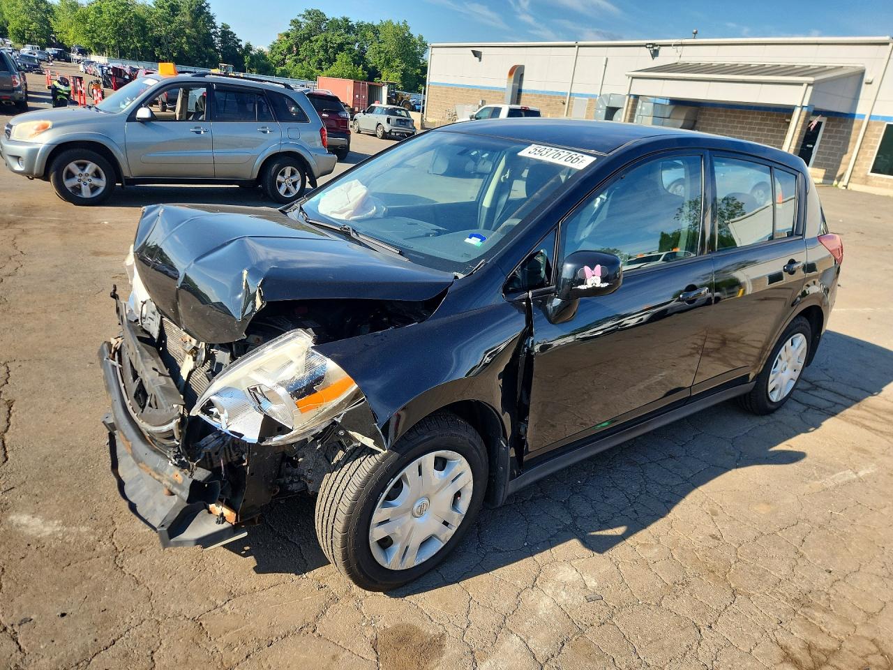2010 Nissan Versa 1.8 S Black vin: 3N1BC1CP2AL417562