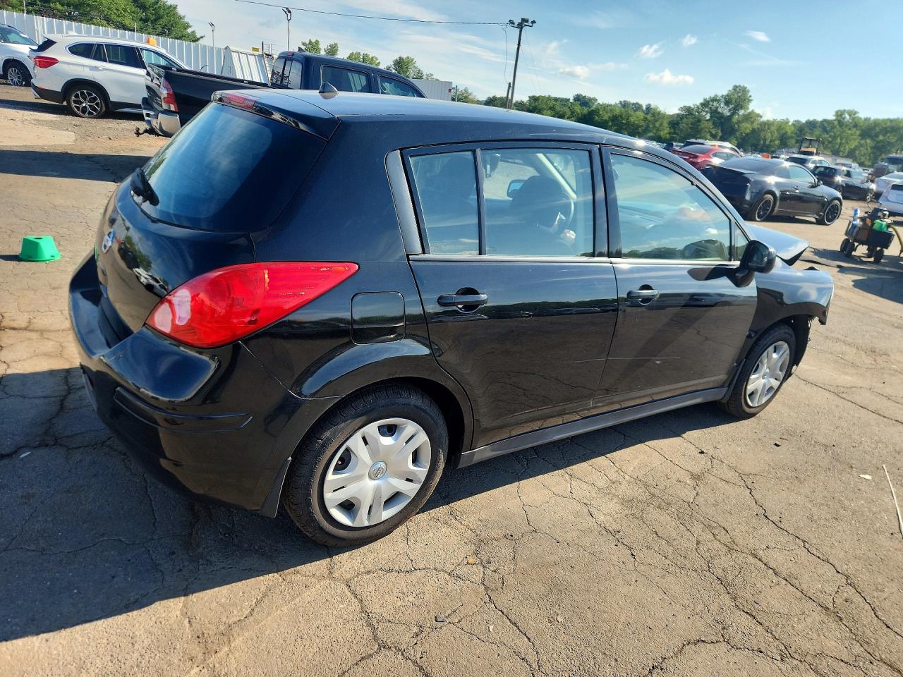 2010 Nissan Versa 1.8 S Black vin: 3N1BC1CP2AL417562