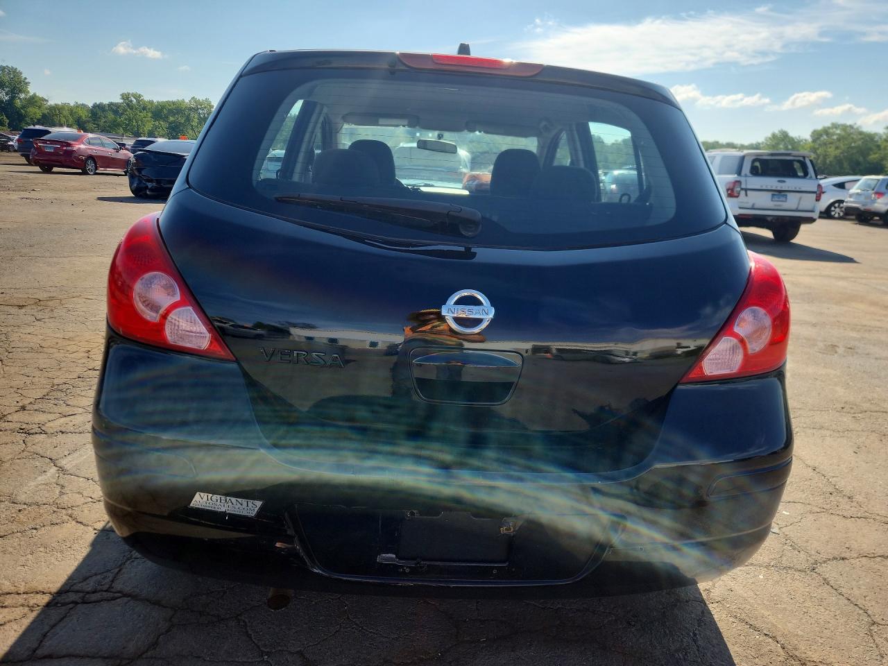 2010 Nissan Versa 1.8 S Black vin: 3N1BC1CP2AL417562
