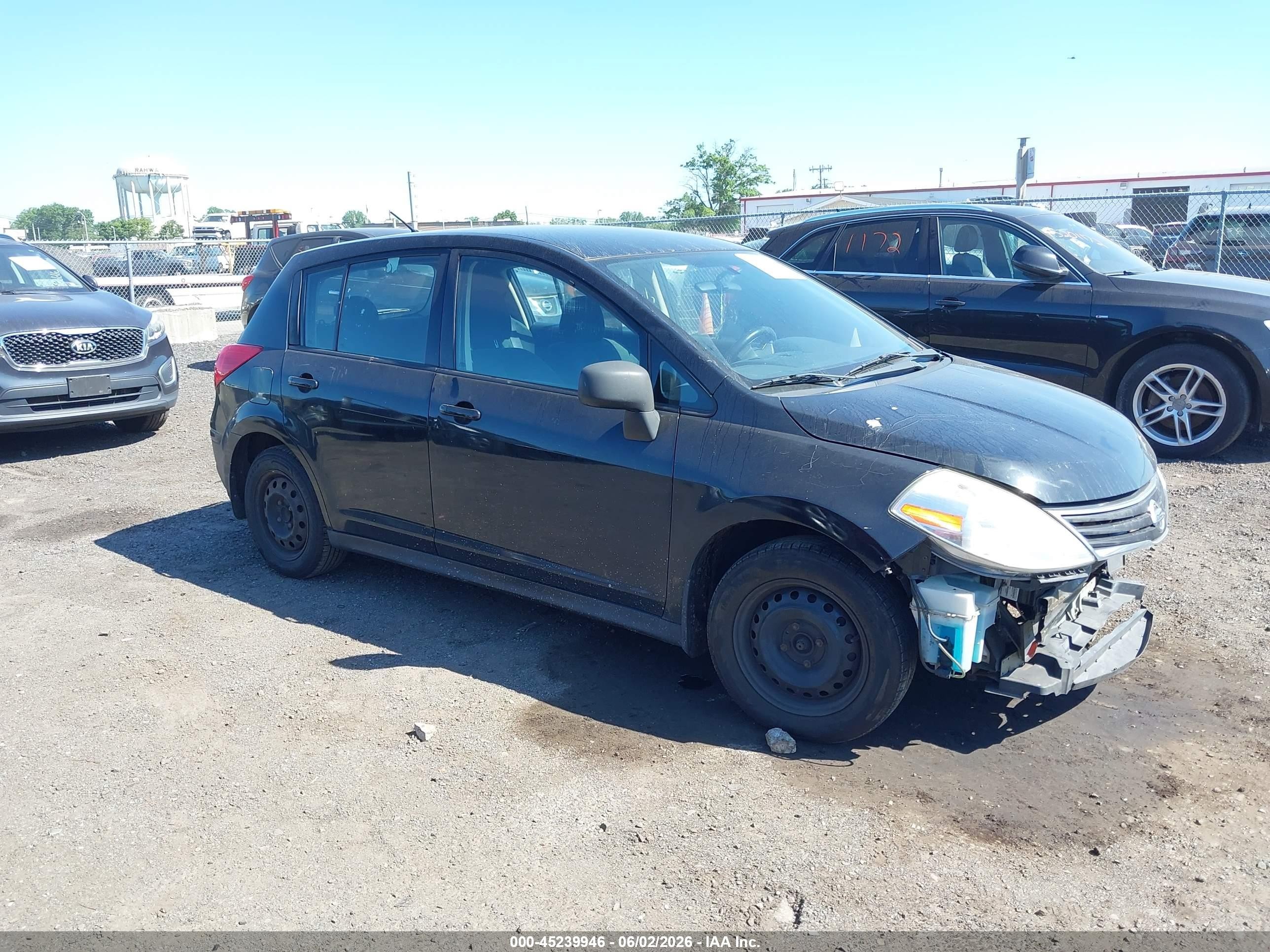 2010 Nissan Versa 1.8s Black vin: 3N1BC1CP2AL436497