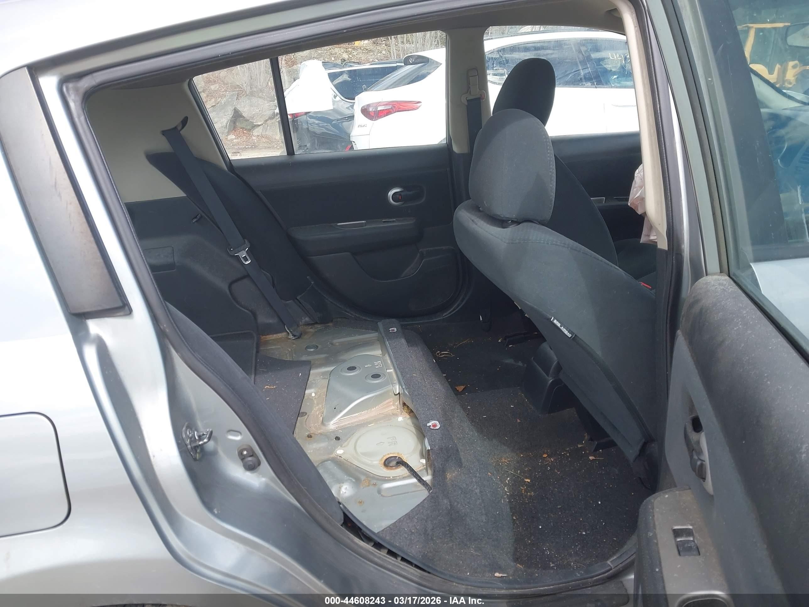 2010 Nissan Versa 1.8s Black vin: 3N1BC1CP2AL461075