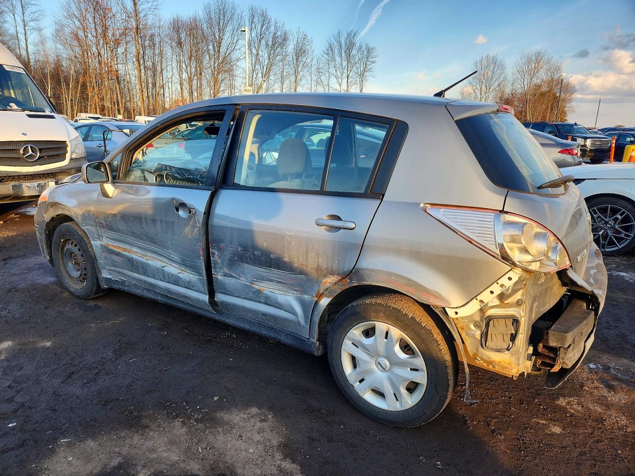 2011 Nissan Versa S Gray vin: 3N1BC1CP2BL399338