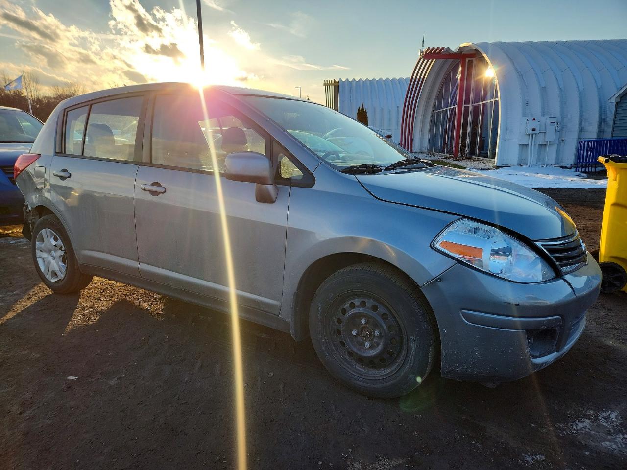 2011 Nissan Versa S Gray vin: 3N1BC1CP2BL399338