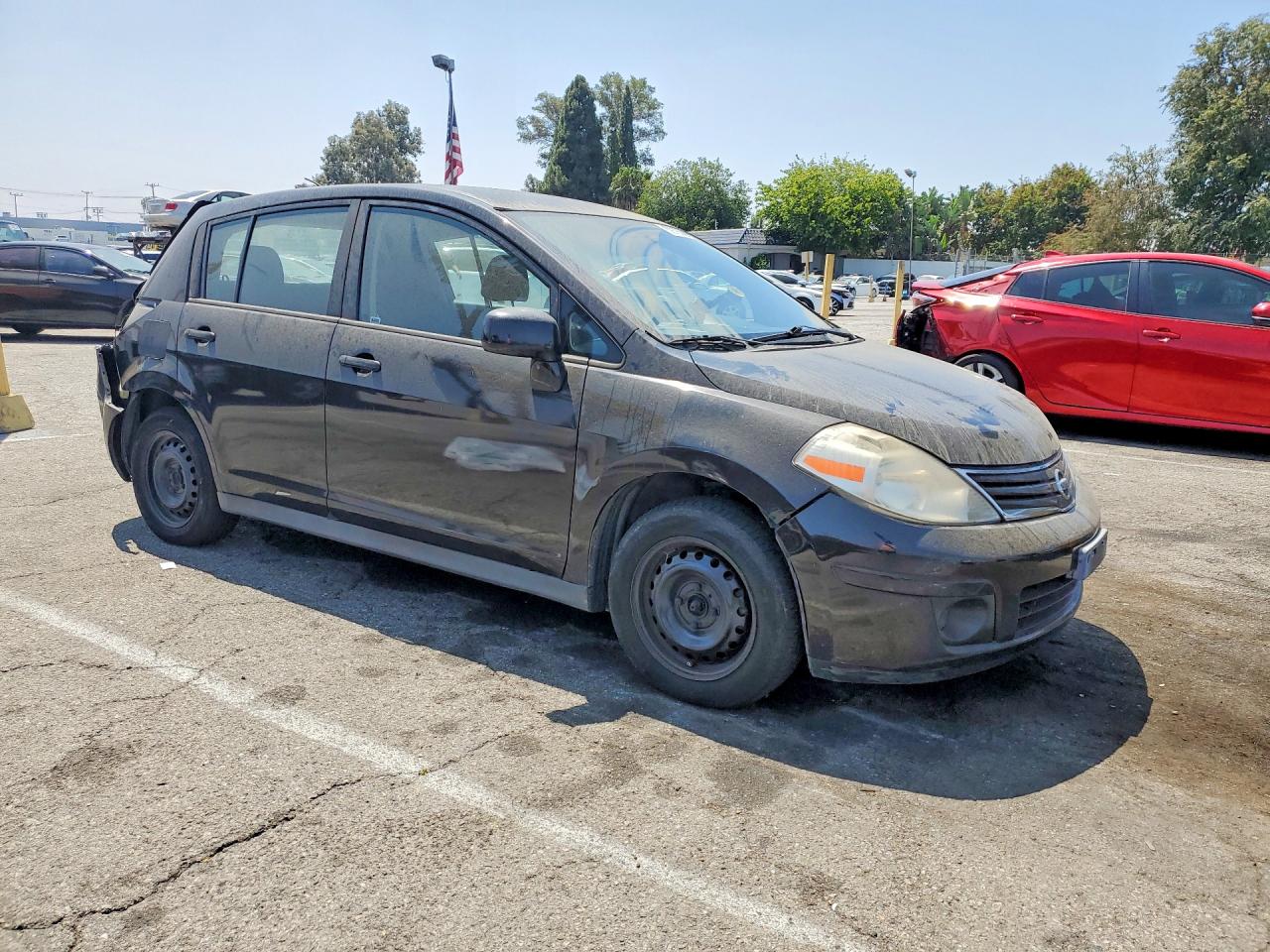 2011 Nissan Versa 1.8 S Gray vin: 3N1BC1CP2BL411424