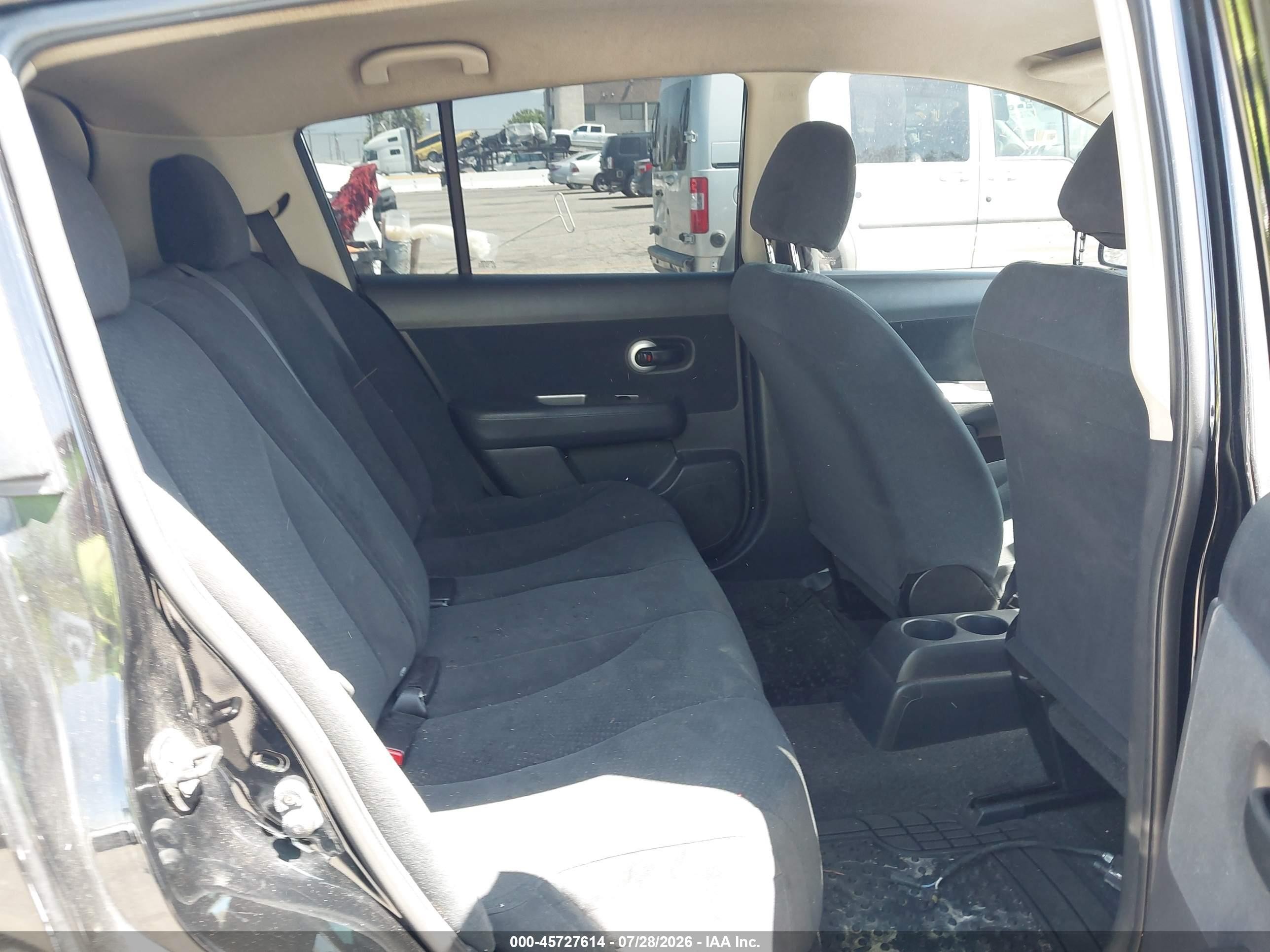 2011 Nissan Versa 1.8s Black vin: 3N1BC1CP2BL418003