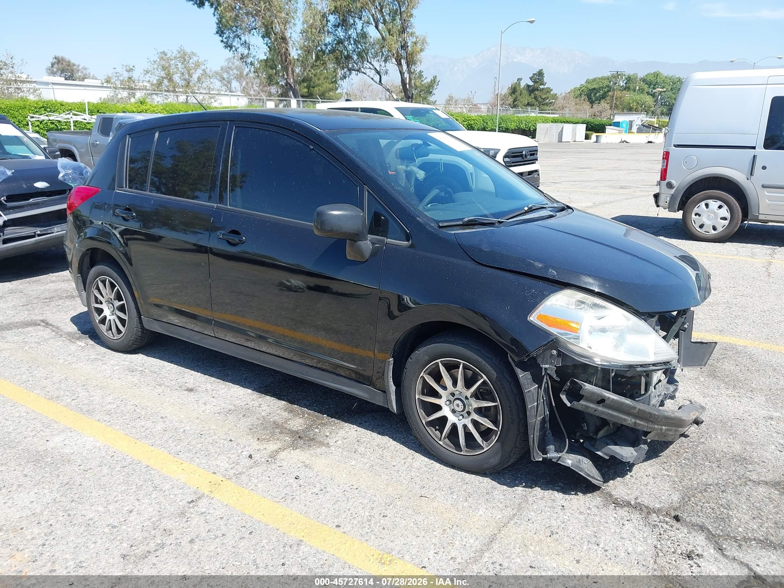 2011 Nissan Versa 1.8s Black vin: 3N1BC1CP2BL418003
