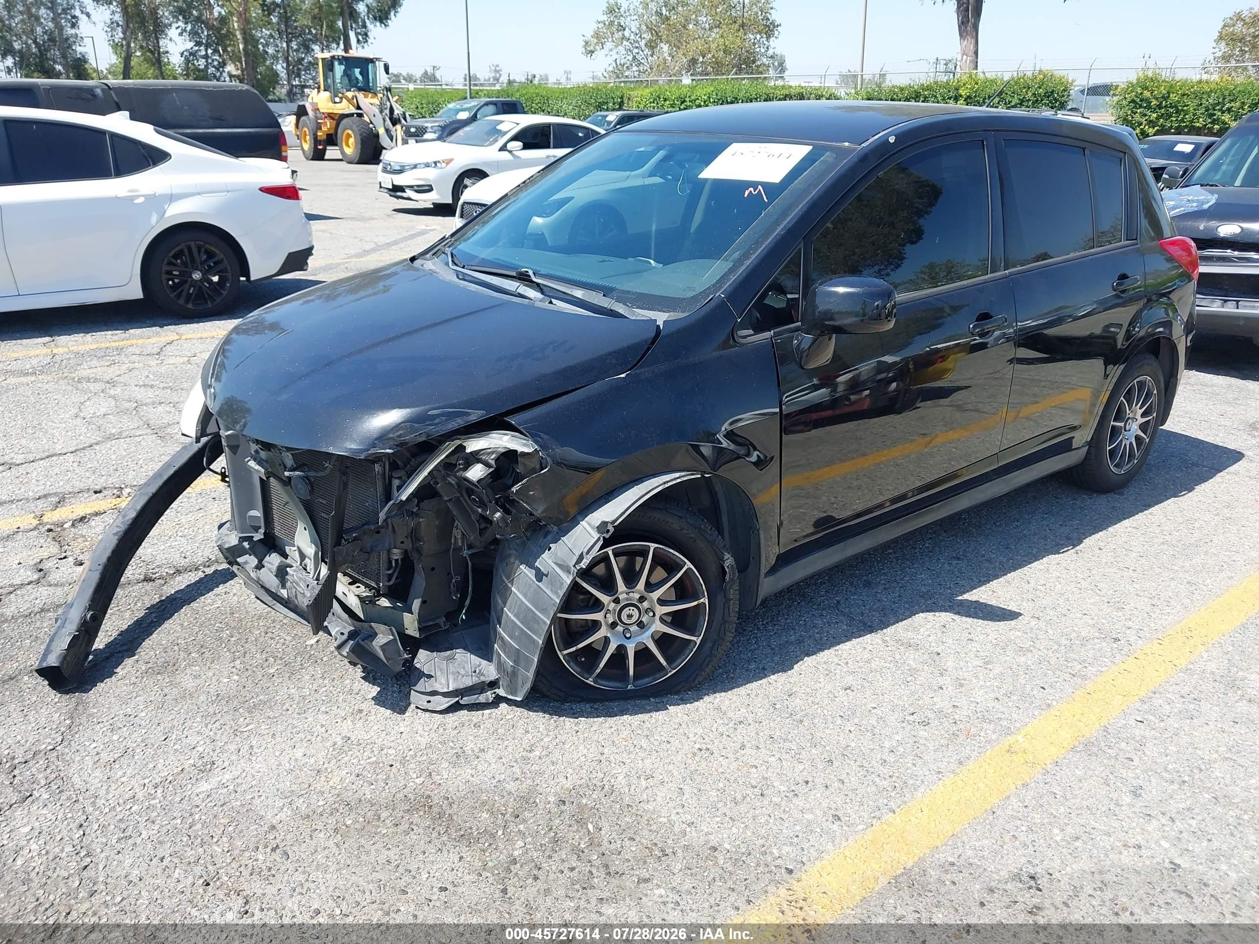 2011 Nissan Versa 1.8s Black vin: 3N1BC1CP2BL418003
