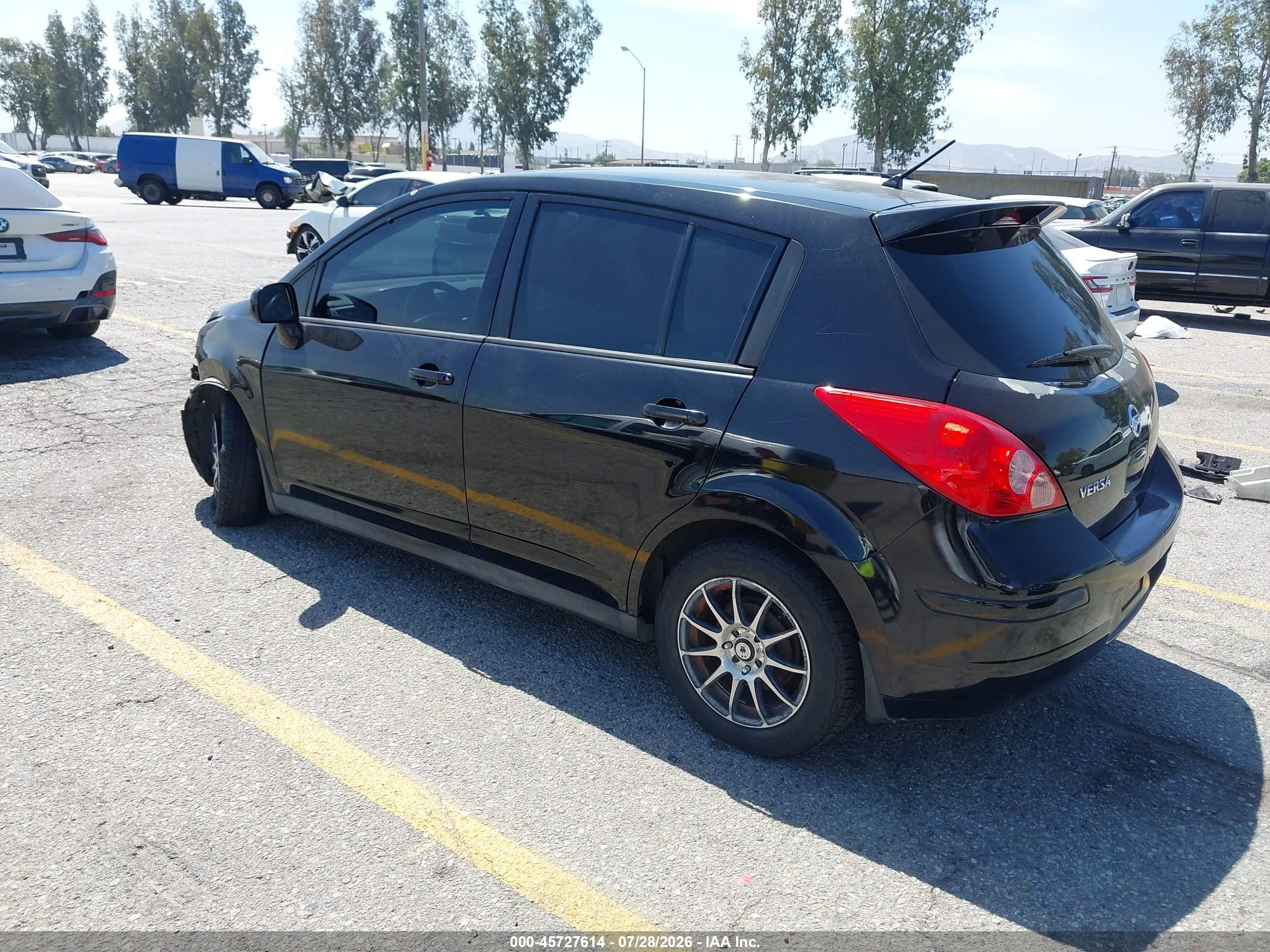 2011 Nissan Versa 1.8s Black vin: 3N1BC1CP2BL418003