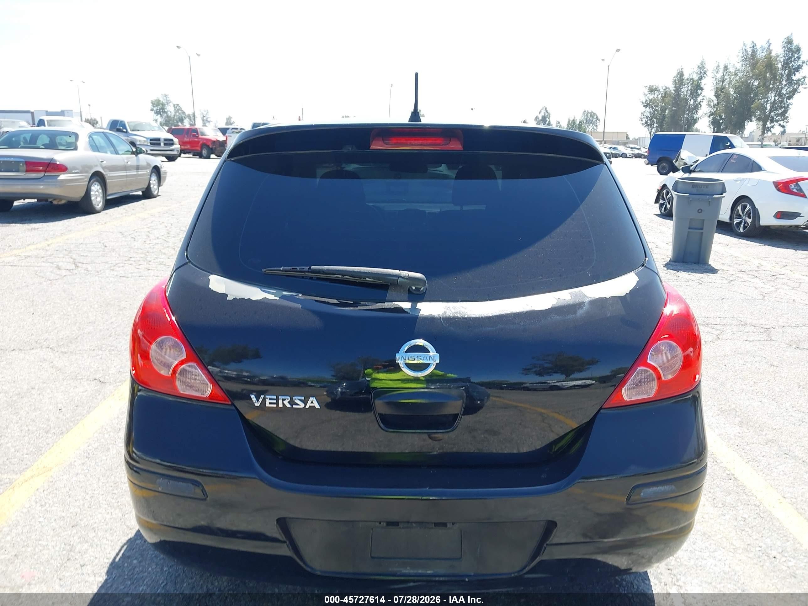 2011 Nissan Versa 1.8s Black vin: 3N1BC1CP2BL418003