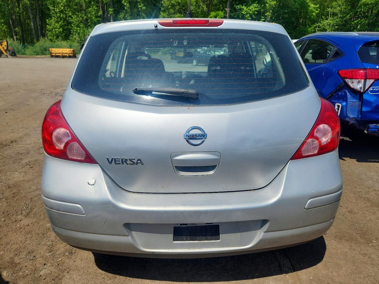 2011 Nissan Versa 1.8 S Gray vin: 3N1BC1CP2BL456542