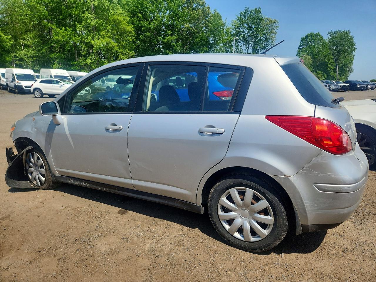 2011 Nissan Versa 1.8 S Gray vin: 3N1BC1CP2BL456542