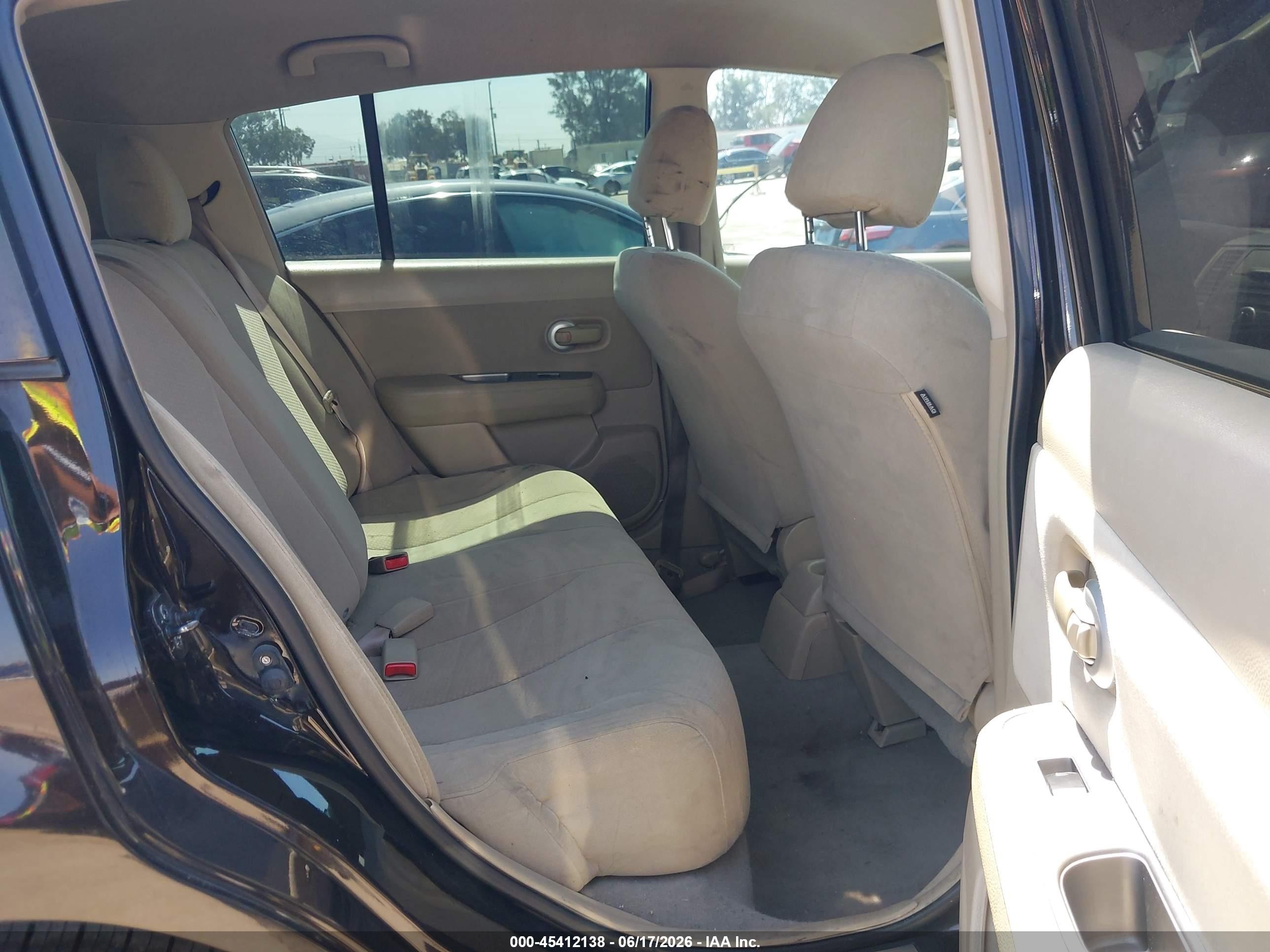 2011 Nissan Versa 1.8s Black vin: 3N1BC1CP2BL483790