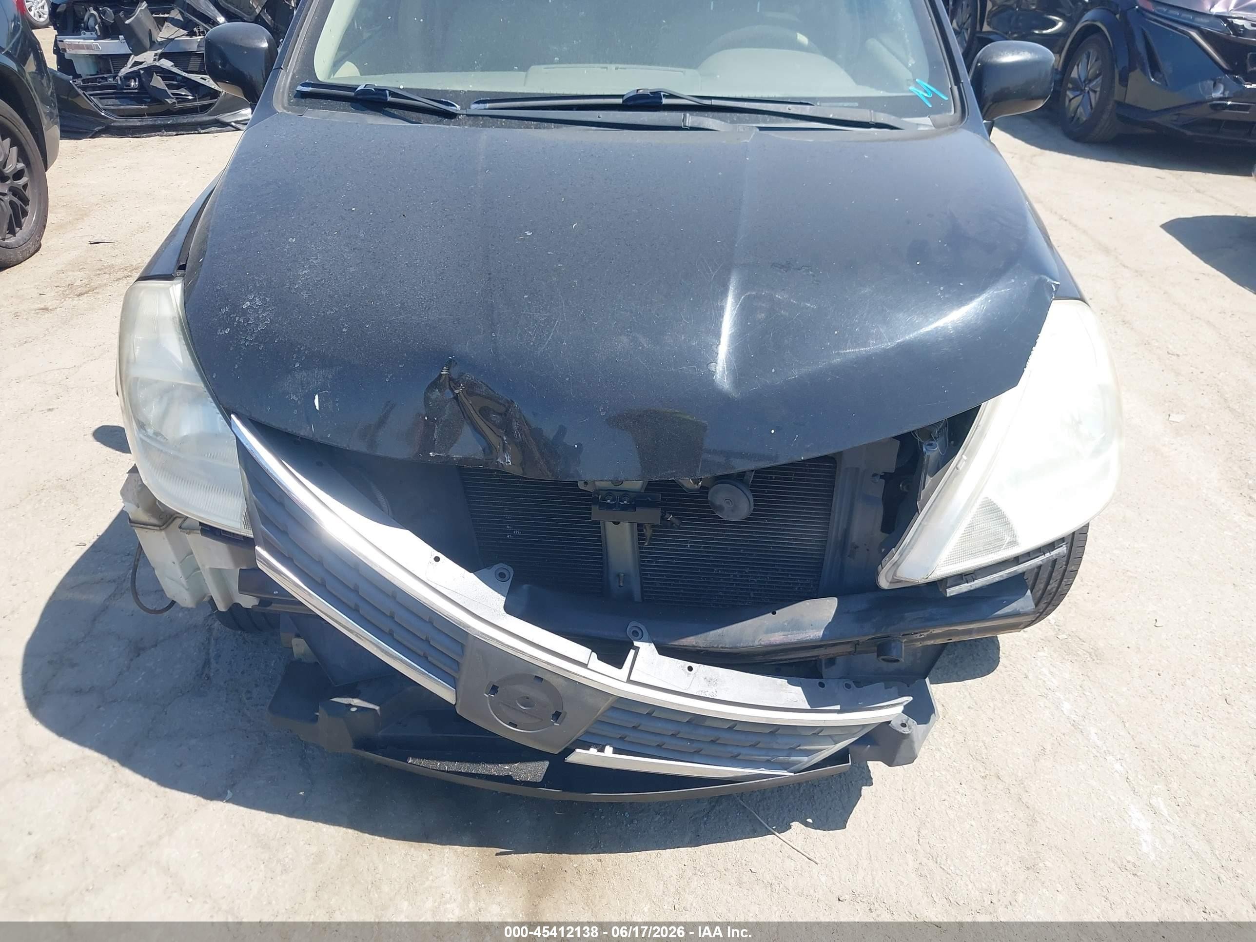 2011 Nissan Versa 1.8s Black vin: 3N1BC1CP2BL483790