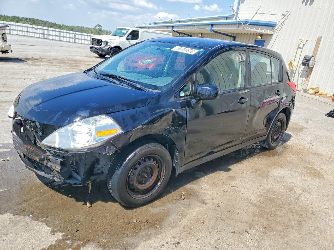 2011 Nissan Versa 1.8 S Black vin: 3N1BC1CP2BL487497