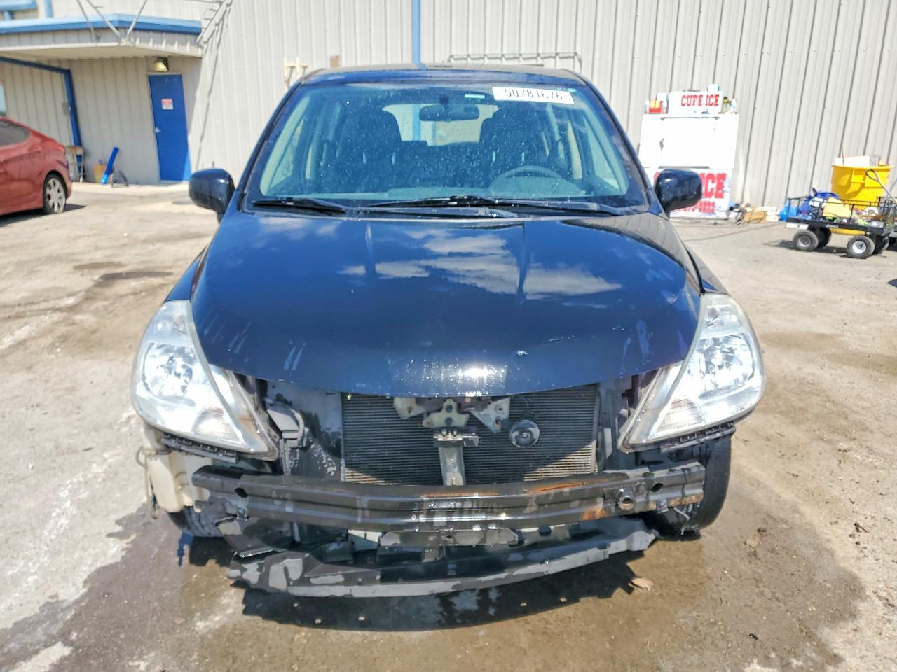 2011 Nissan Versa 1.8 S Black vin: 3N1BC1CP2BL487497