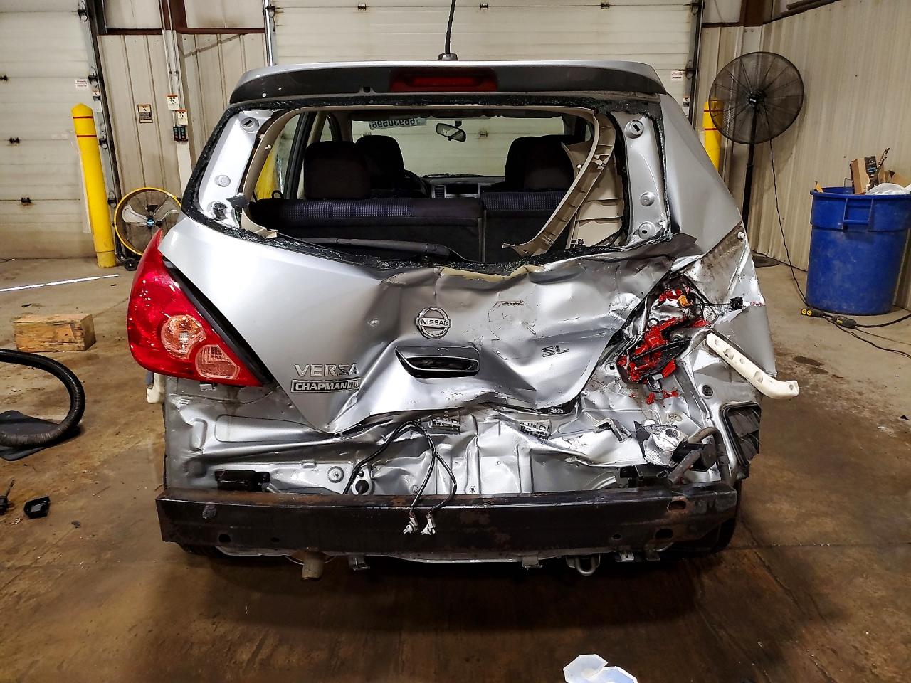 2011 Nissan Versa 1.8 S Gray vin: 3N1BC1CP2BL496975