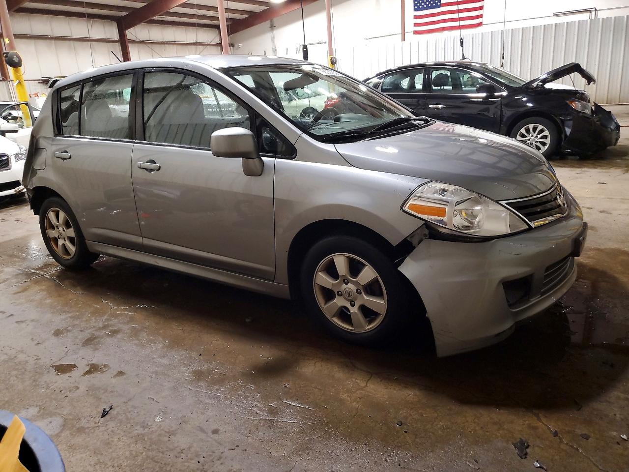 2011 Nissan Versa 1.8 S Gray vin: 3N1BC1CP2BL496975