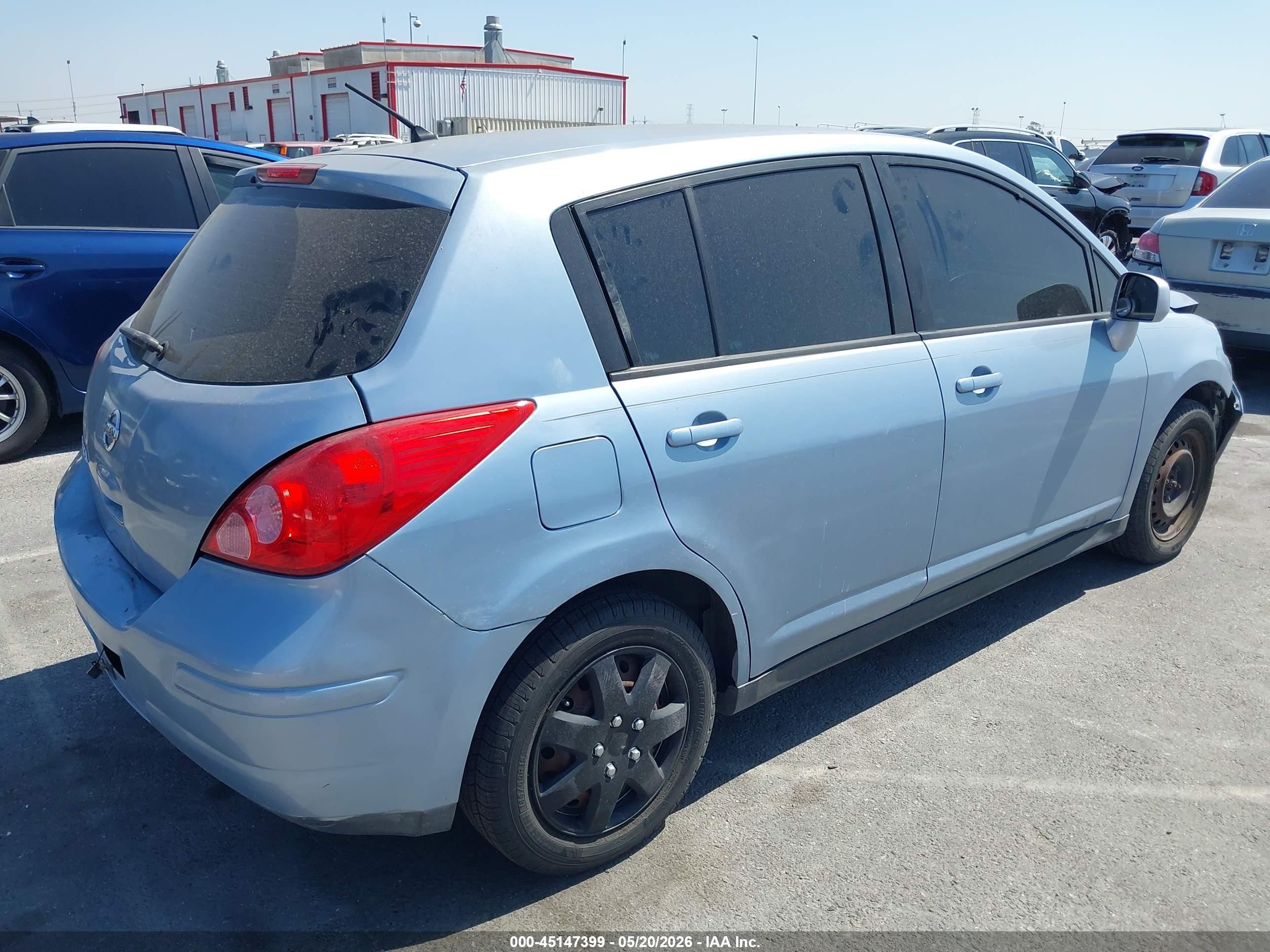 2011 Nissan Versa 1.8s Light Blue vin: 3N1BC1CP2BL514438