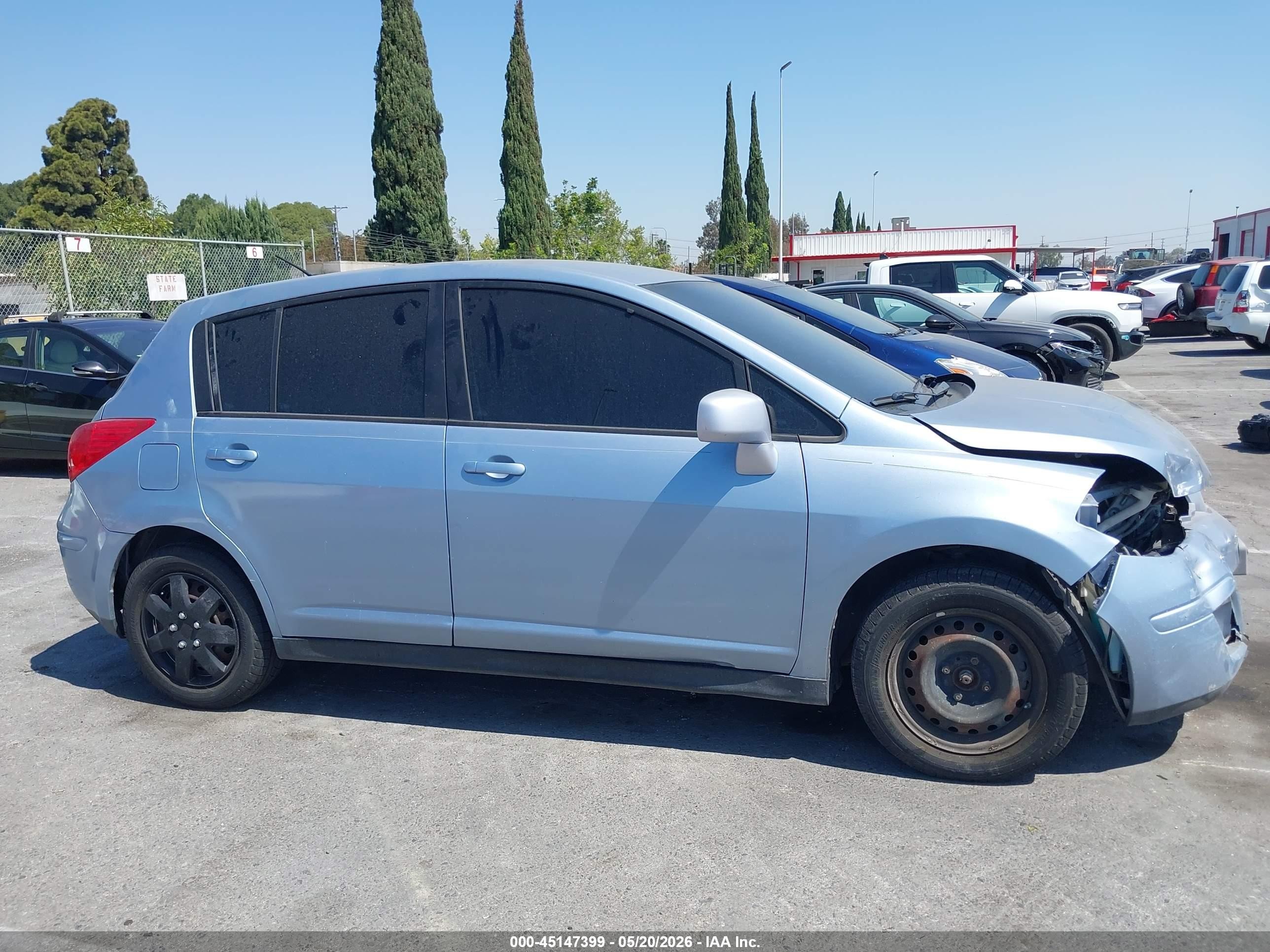 2011 Nissan Versa 1.8s Light Blue vin: 3N1BC1CP2BL514438