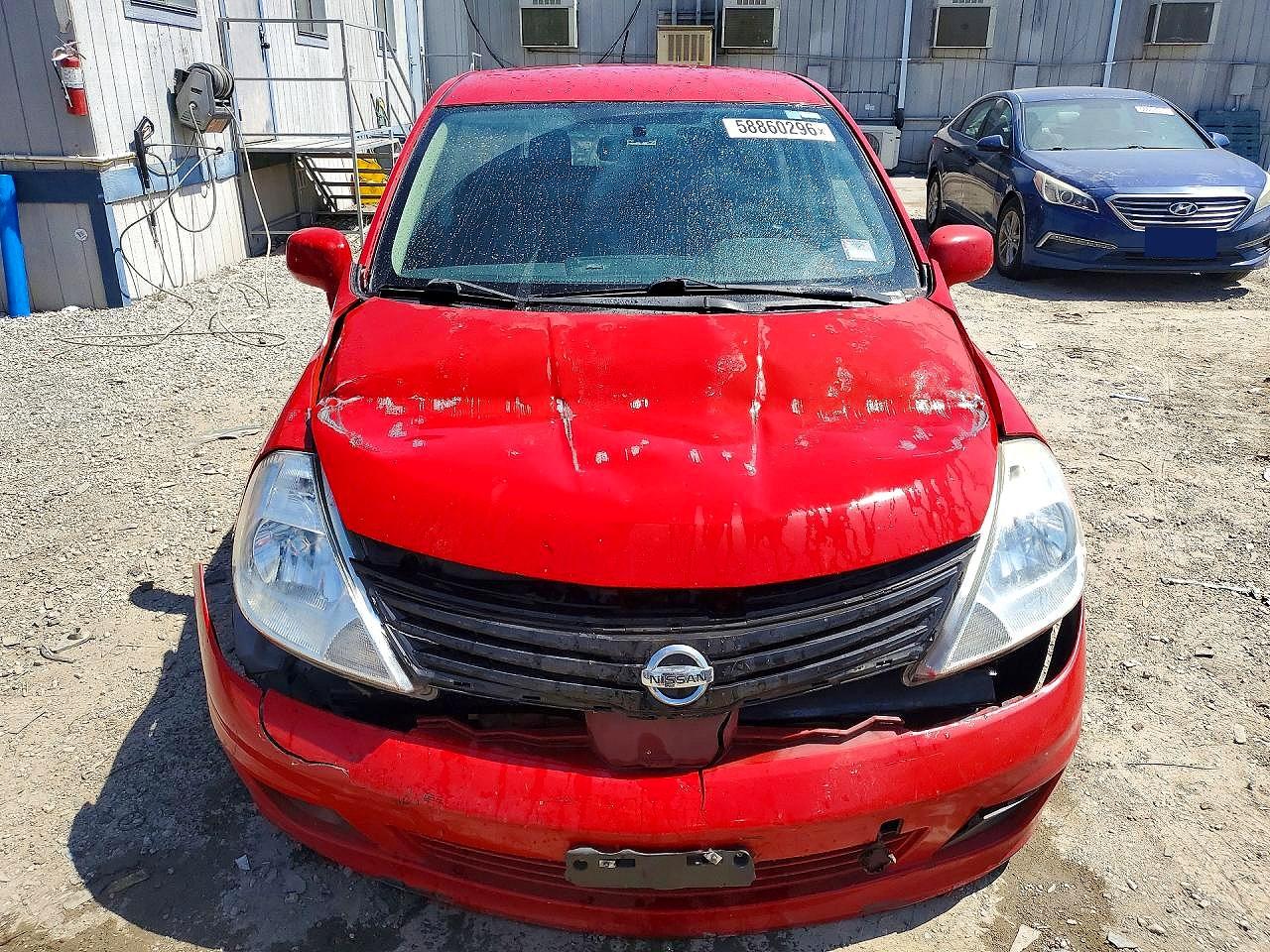 2012 Nissan Versa Red vin: 3N1BC1CP2CK252086