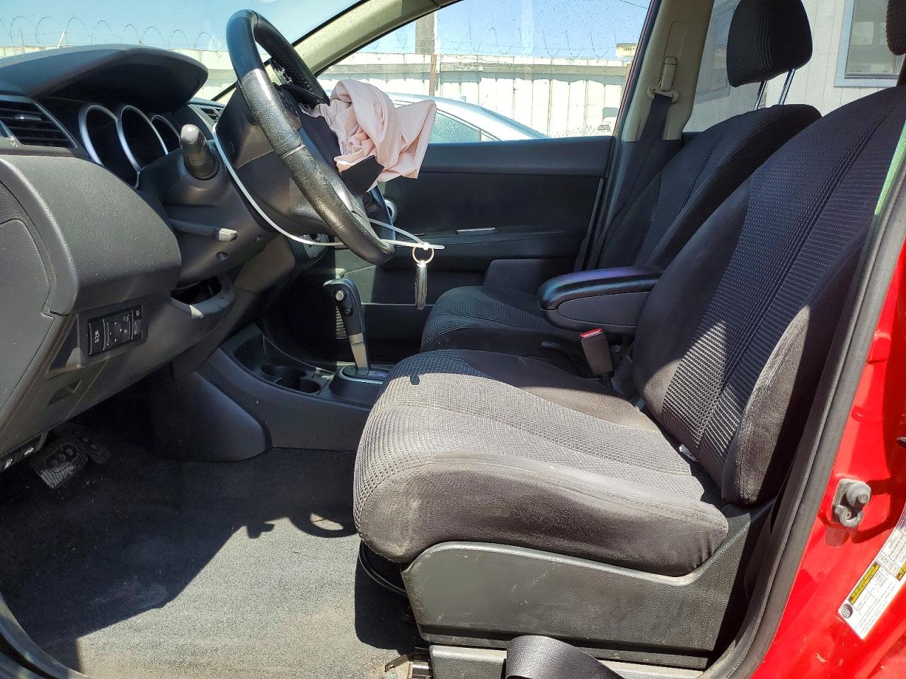 2012 Nissan Versa Red vin: 3N1BC1CP2CK252086