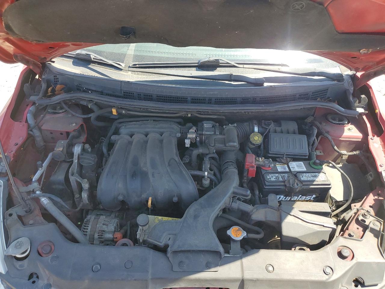 2012 Nissan Versa Red vin: 3N1BC1CP2CK252086