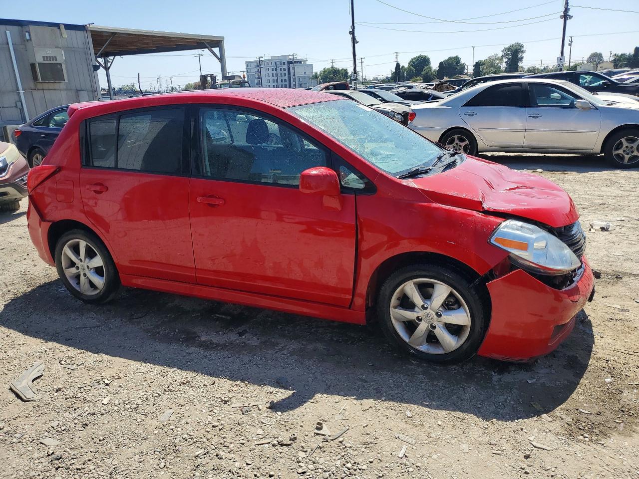 2012 Nissan Versa Red vin: 3N1BC1CP2CK252086
