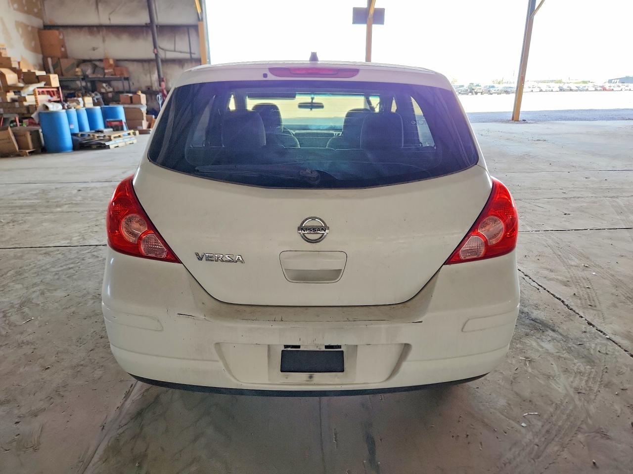 2012 Nissan Versa 1.8 S White vin: 3N1BC1CP2CK267042