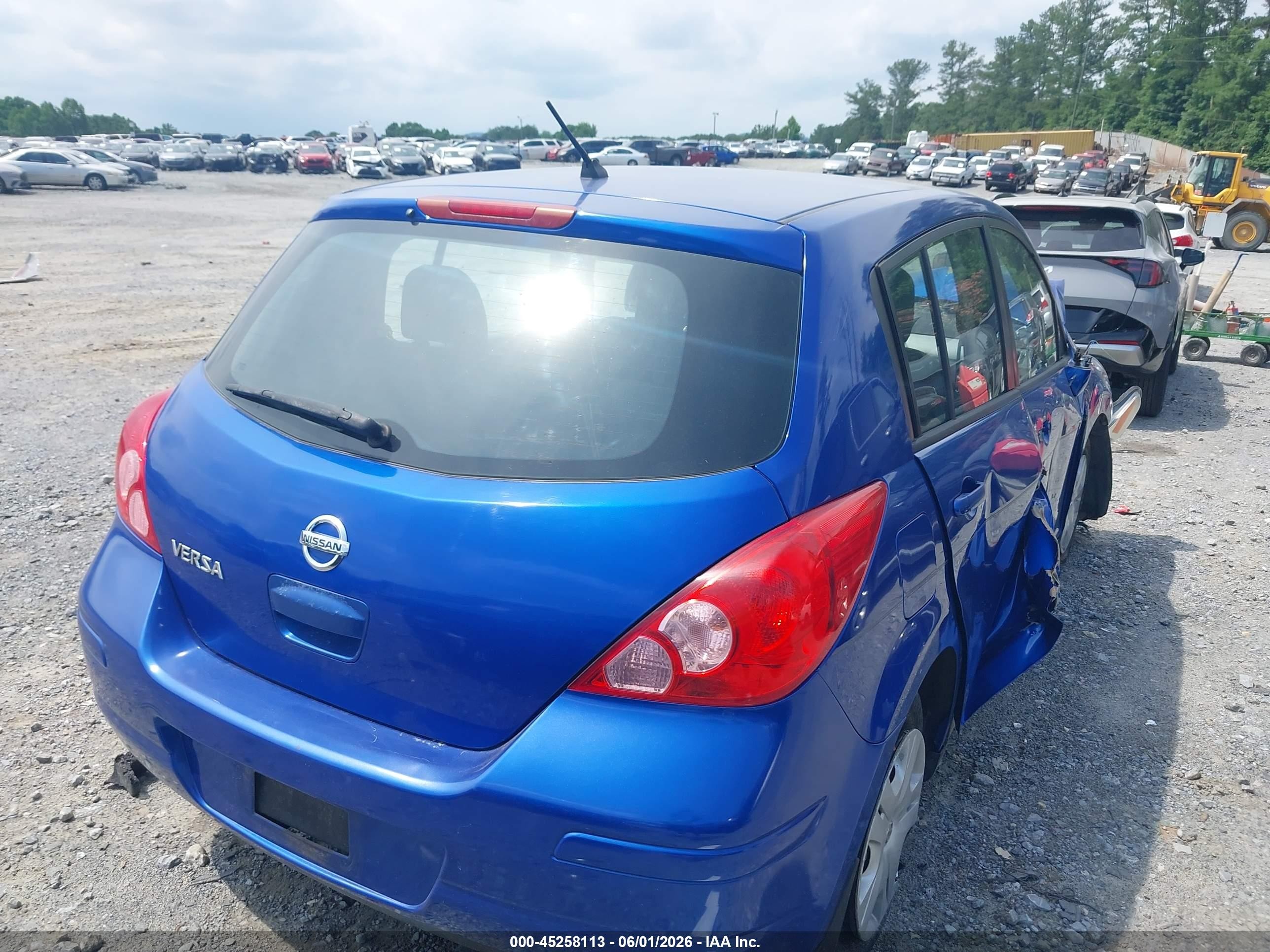 2012 Nissan Versa 1.8 S Синий vin: 3N1BC1CP2CK271219