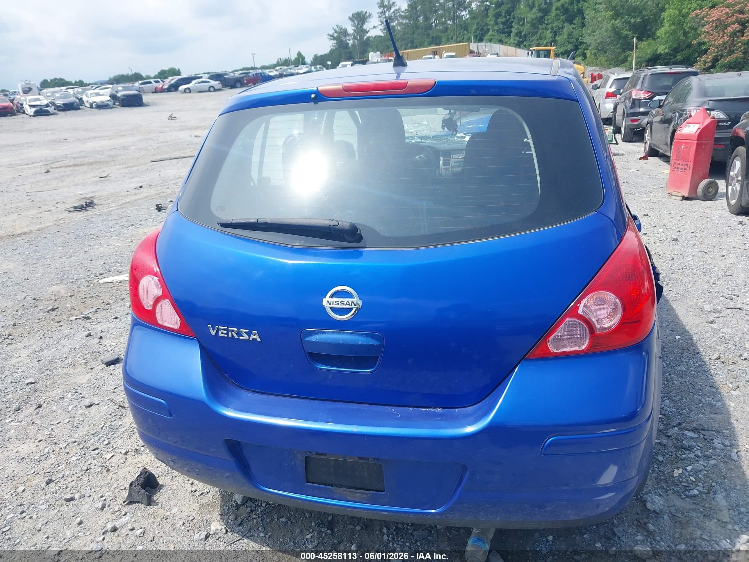 2012 Nissan Versa 1.8 S Синий vin: 3N1BC1CP2CK271219