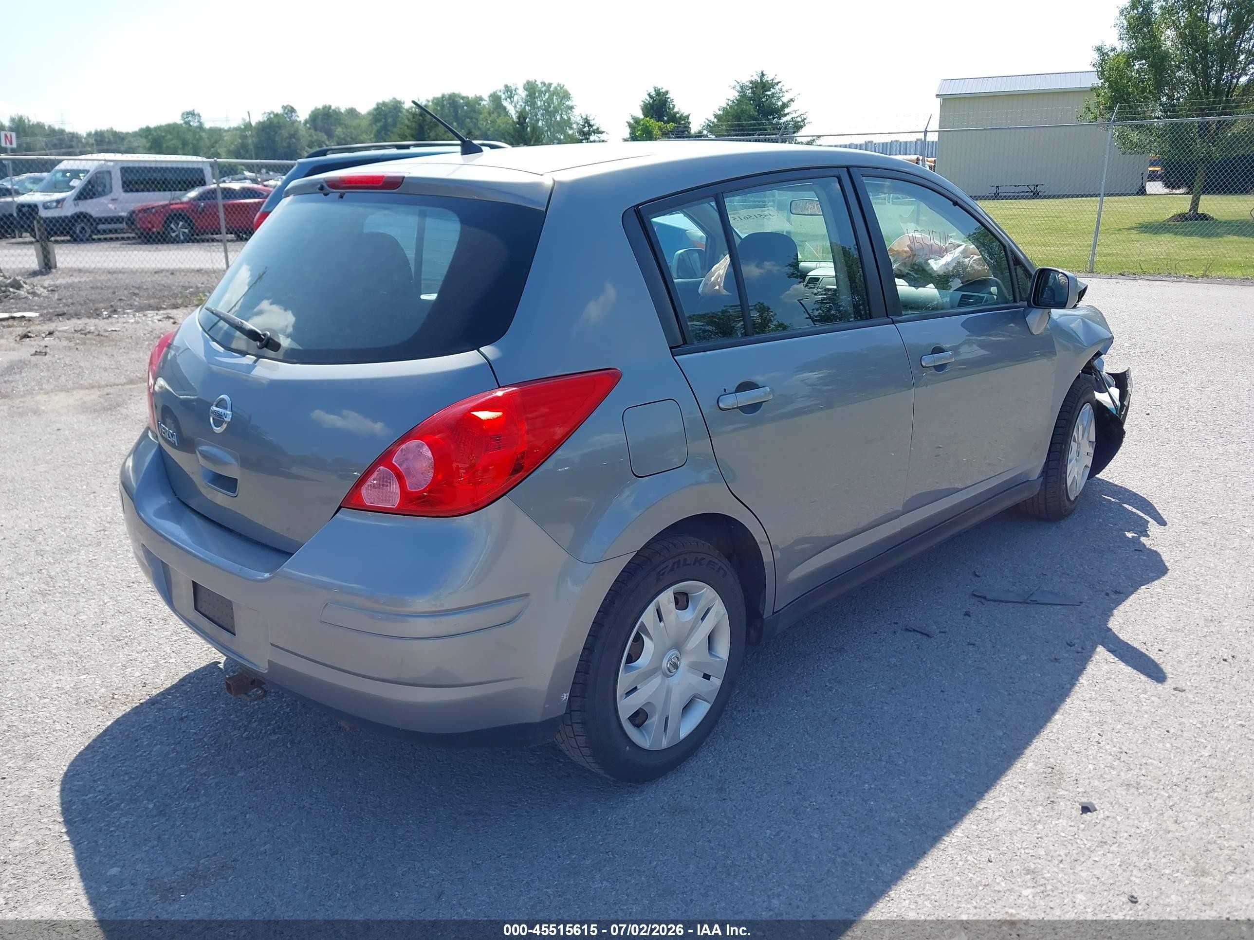 2012 Nissan Versa 1.8 S Gray vin: 3N1BC1CP2CK281748