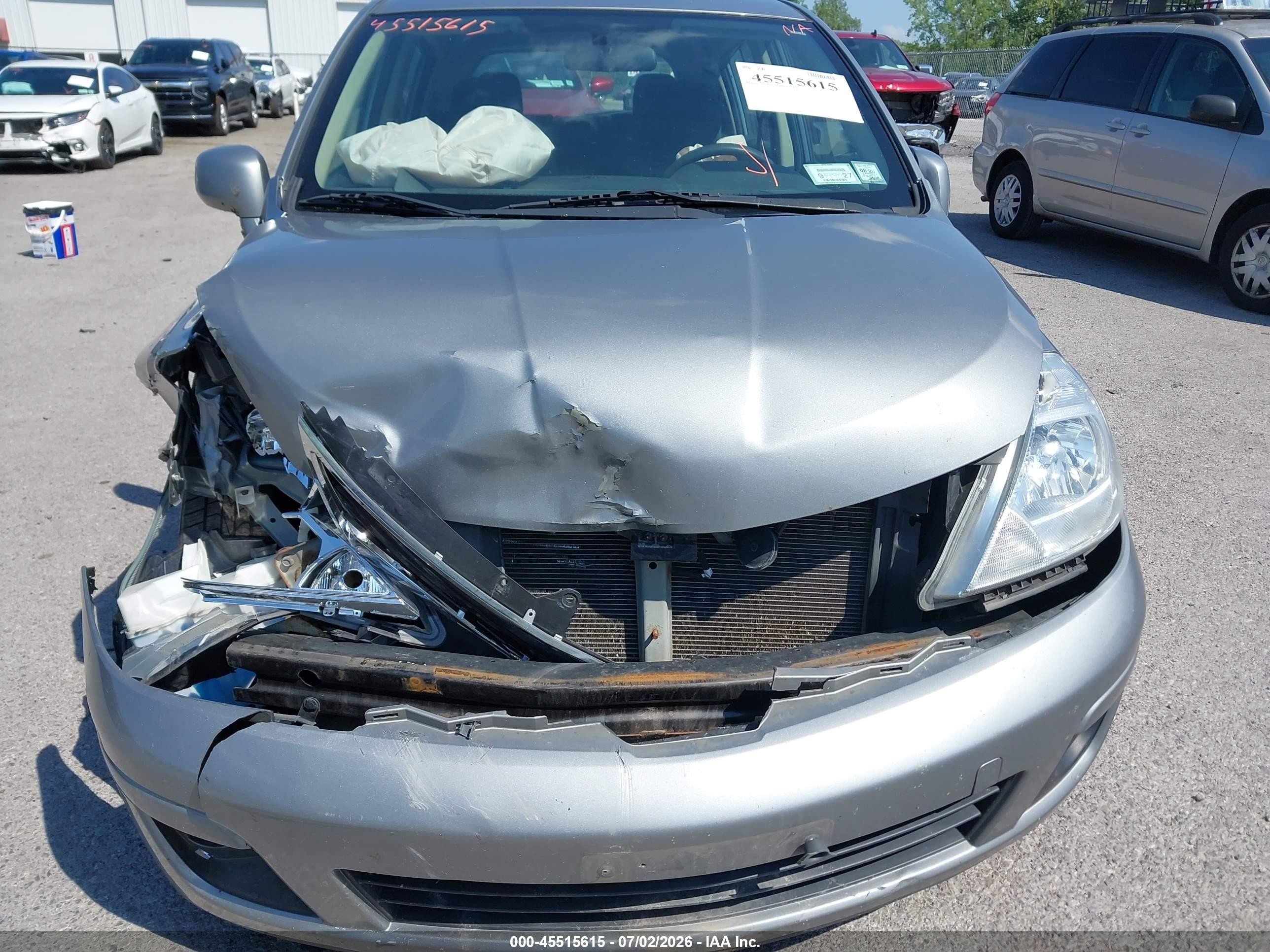 2012 Nissan Versa 1.8 S Gray vin: 3N1BC1CP2CK281748