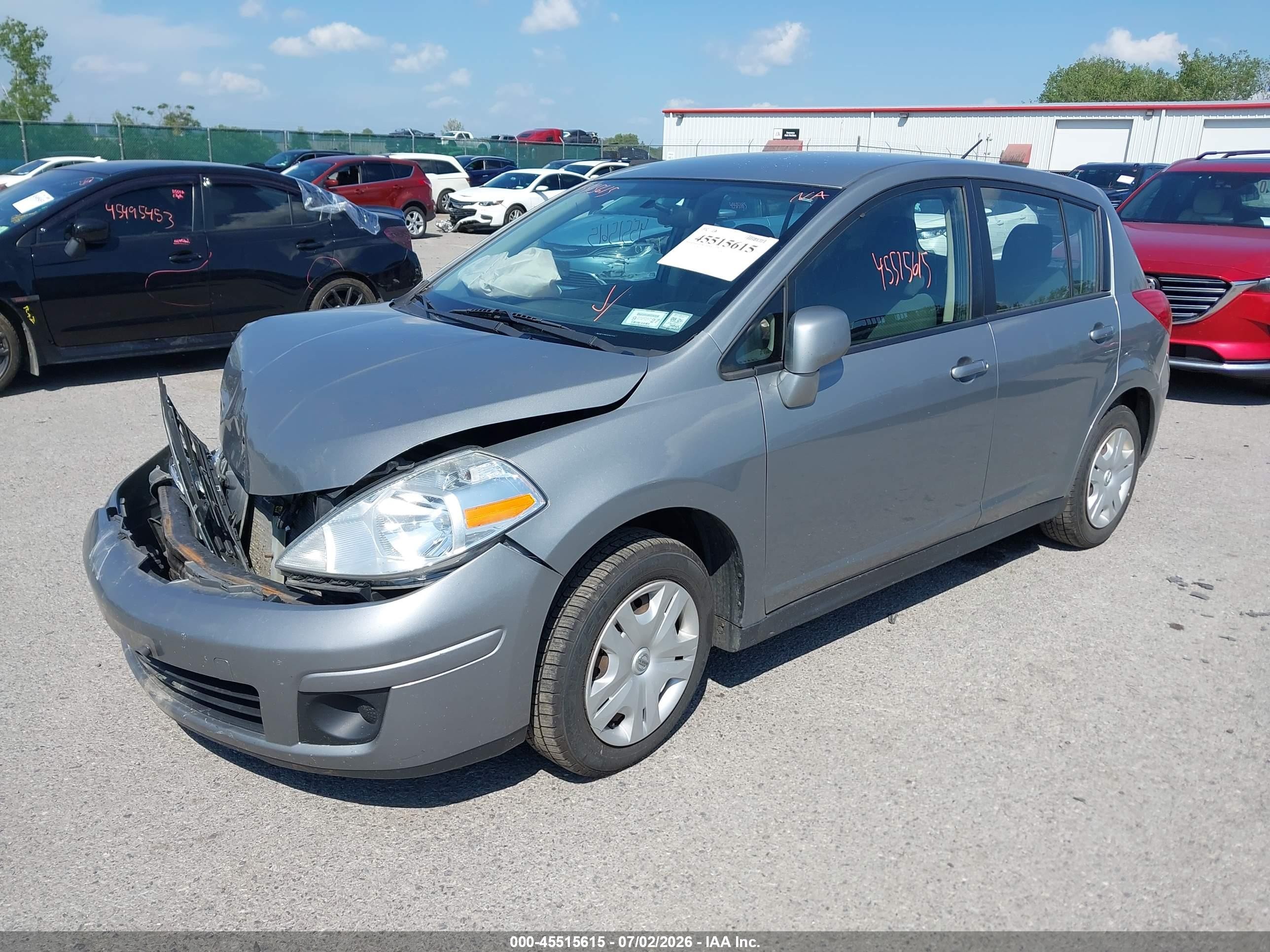 2012 Nissan Versa 1.8 S Gray vin: 3N1BC1CP2CK281748