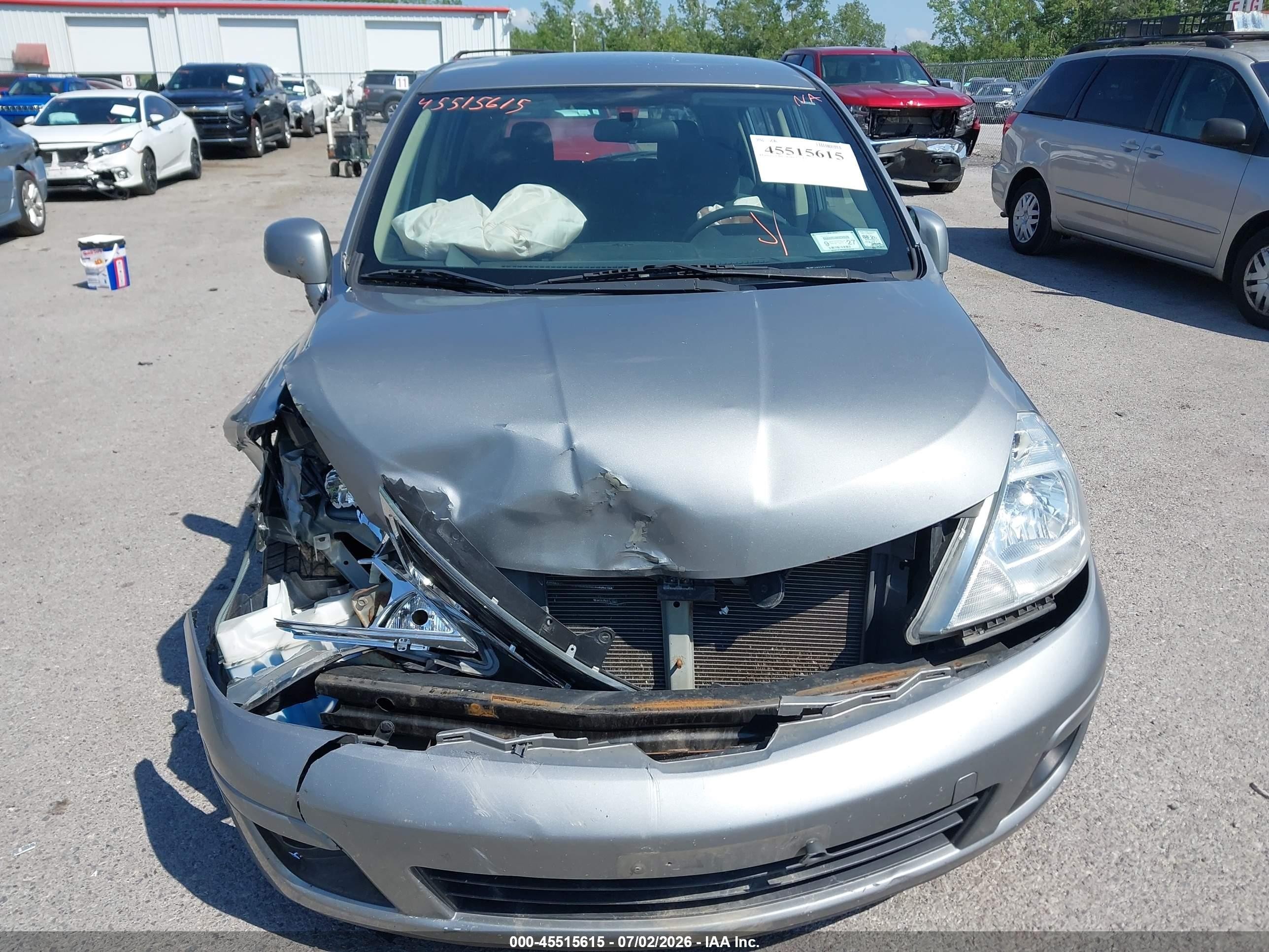 2012 Nissan Versa 1.8 S Gray vin: 3N1BC1CP2CK281748