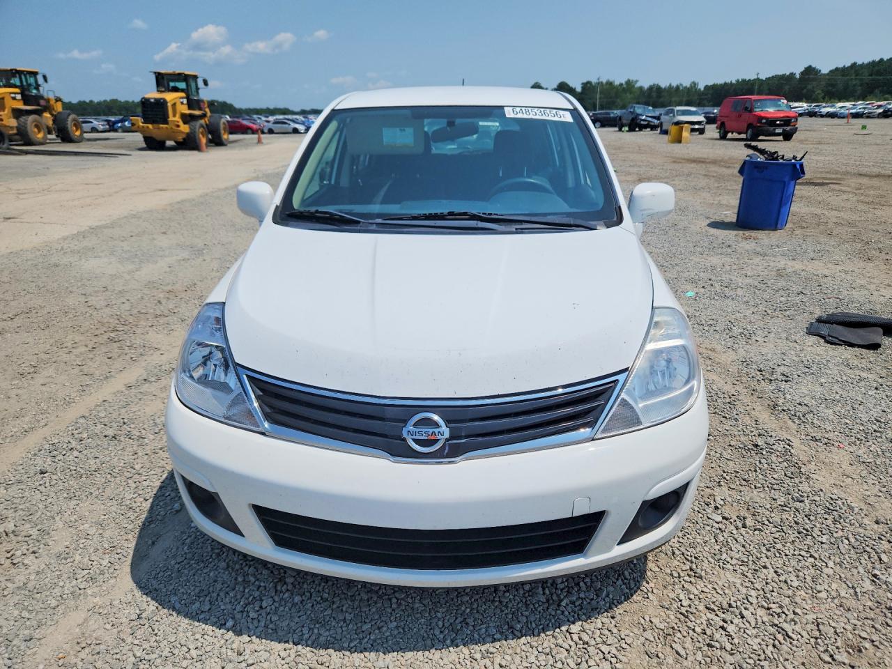 2012 Nissan Versa 1.8 S White vin: 3N1BC1CP2CK295472