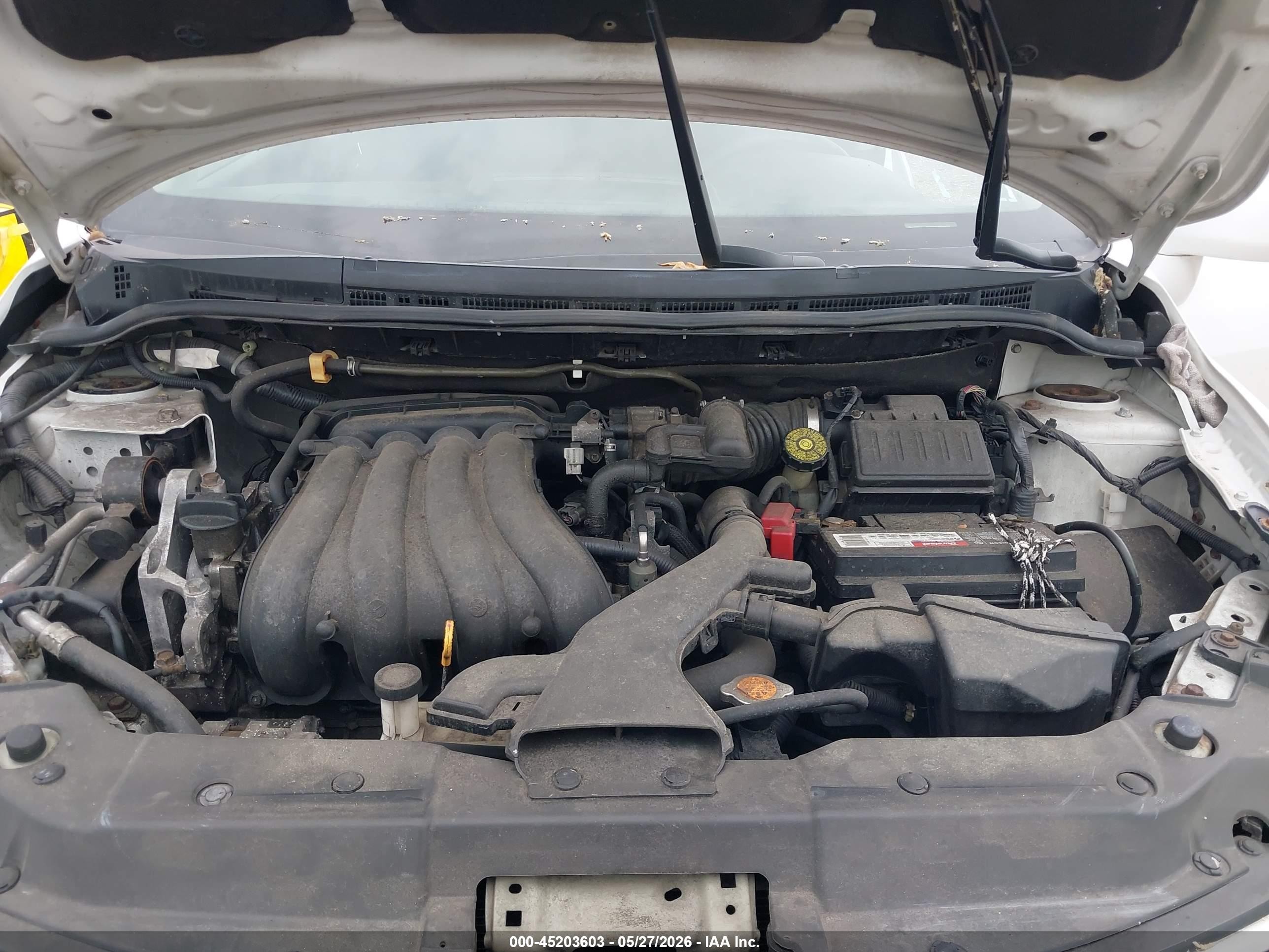 2012 Nissan Versa 1.8 S White vin: 3N1BC1CP2CK805903