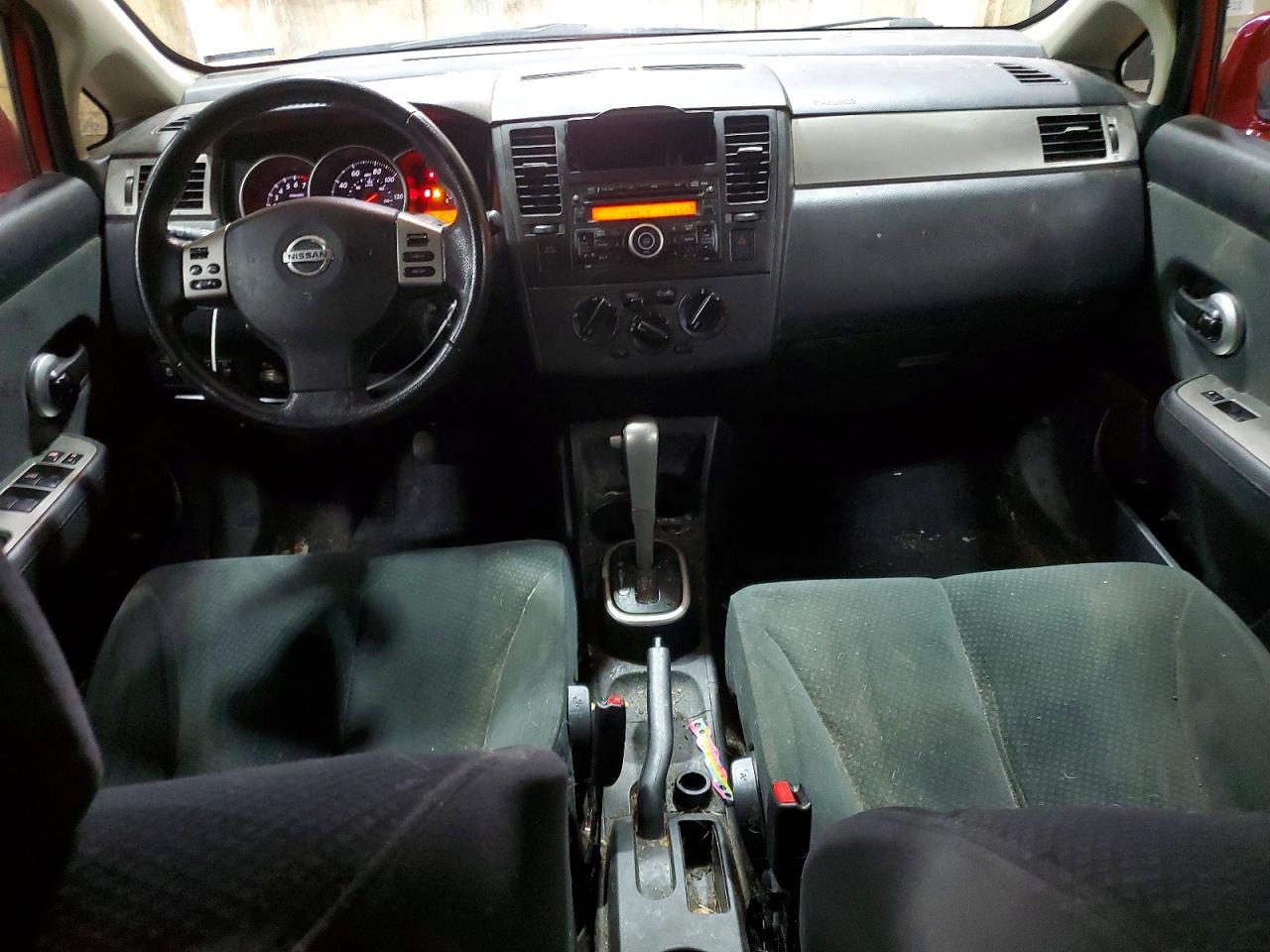 2012 Nissan Versa 1.8 S Red vin: 3N1BC1CP2CK808719
