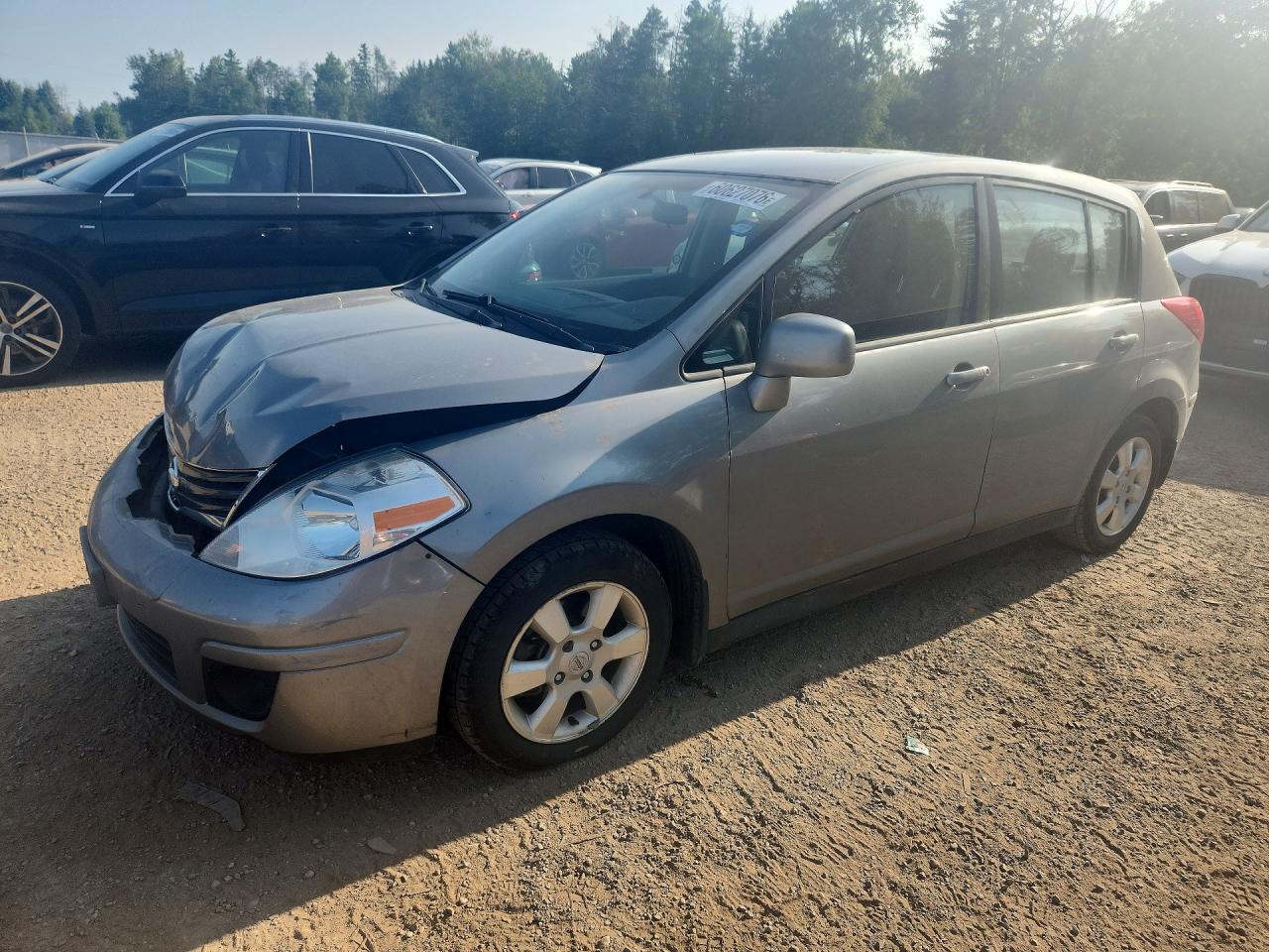 2012 Nissan Versa 1.8 S Silver vin: 3N1BC1CP2CK813614