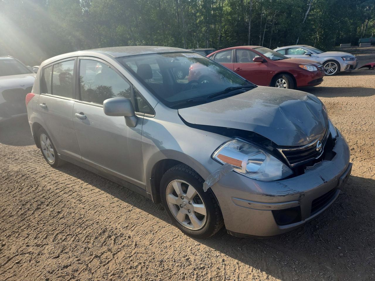 2012 Nissan Versa 1.8 S Silver vin: 3N1BC1CP2CK813614