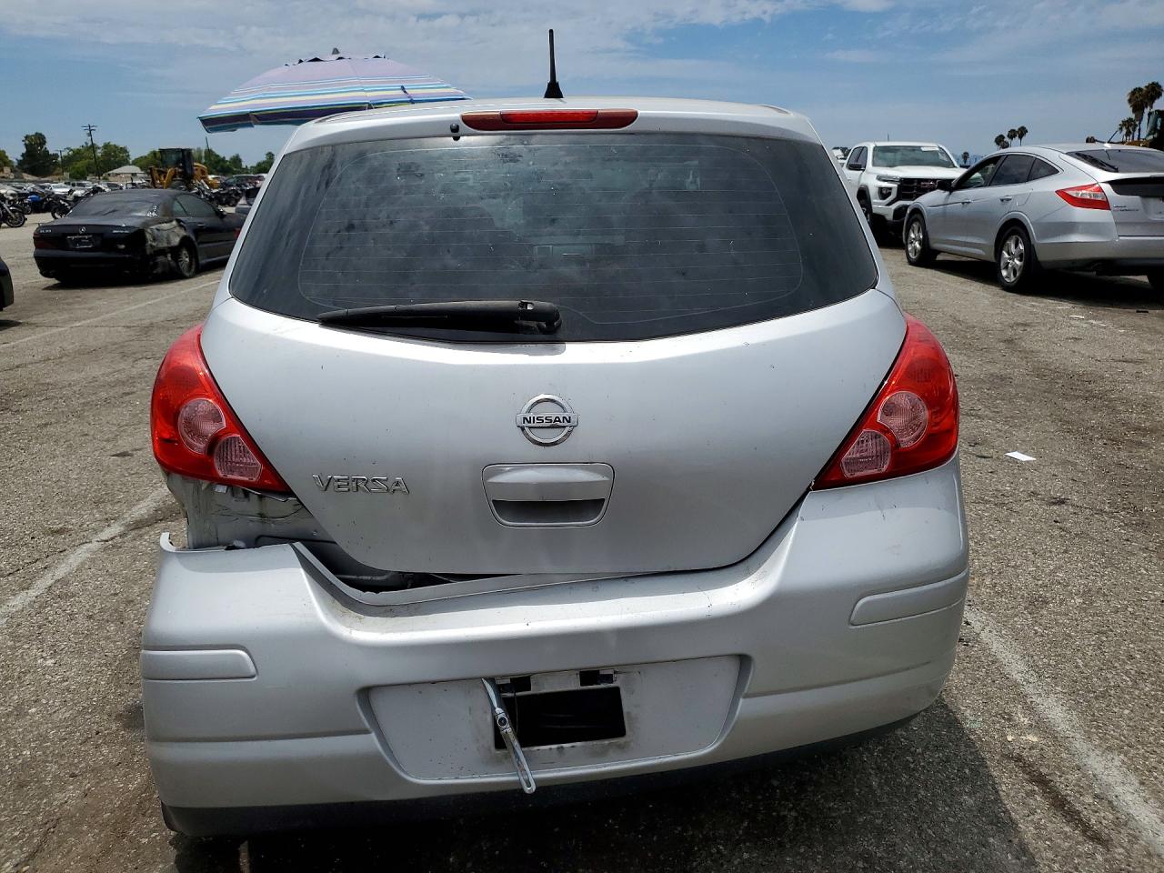 2012 Nissan Versa S/sl Silver vin: 3N1BC1CP2CL373906